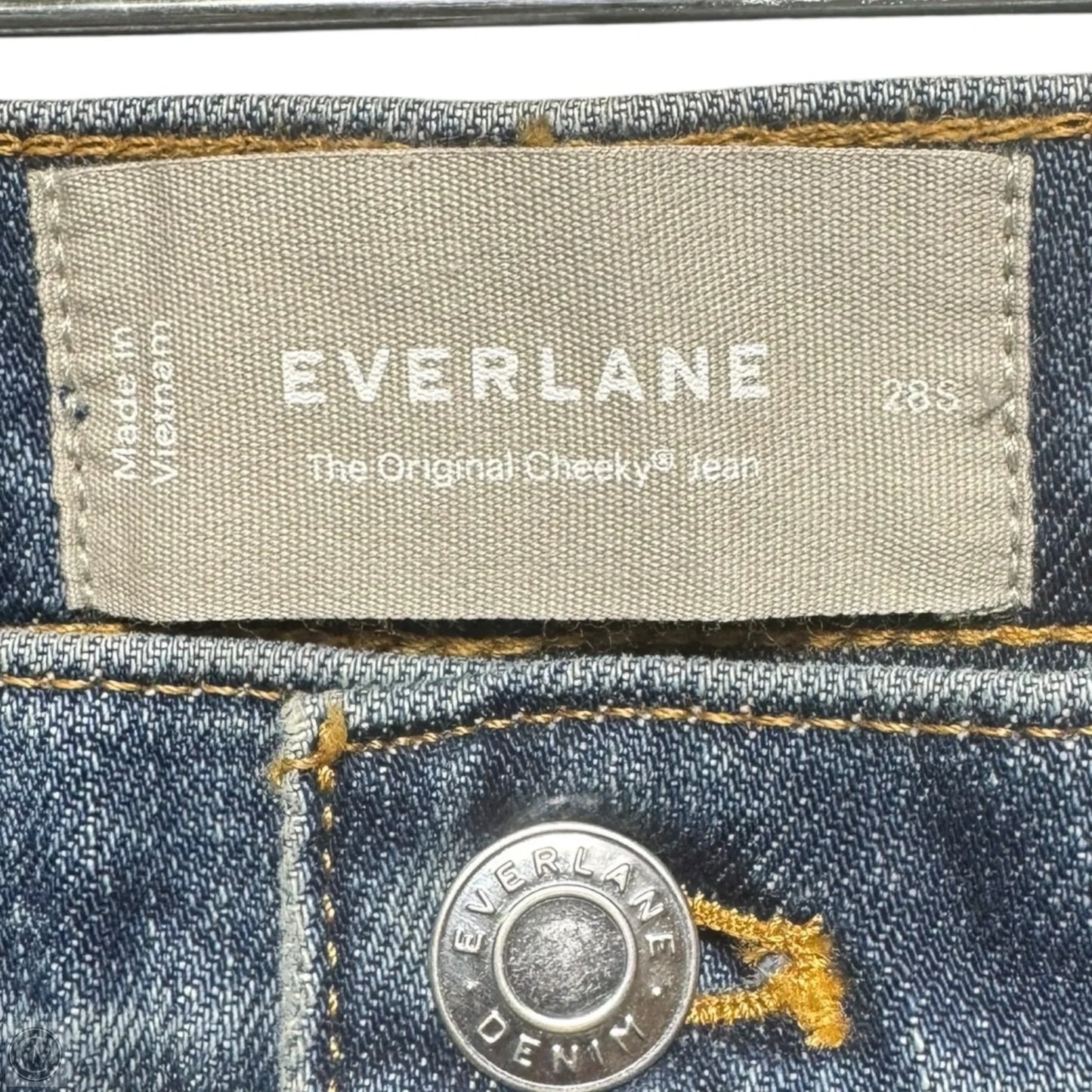 Jeans Straight By Everlane In Blue Denim, Size: 6/28