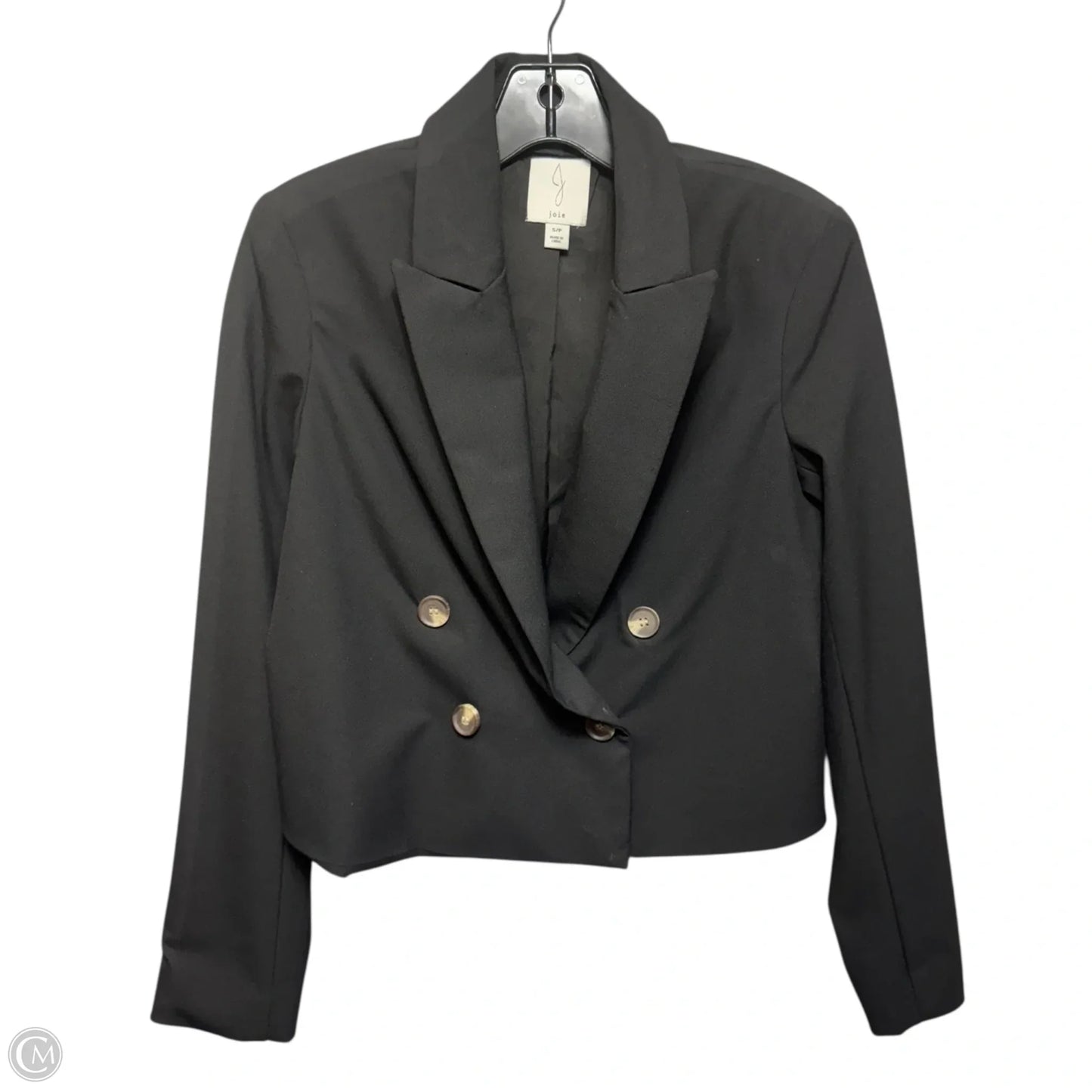 Cropped Blazer By Joie In Black, Size: S