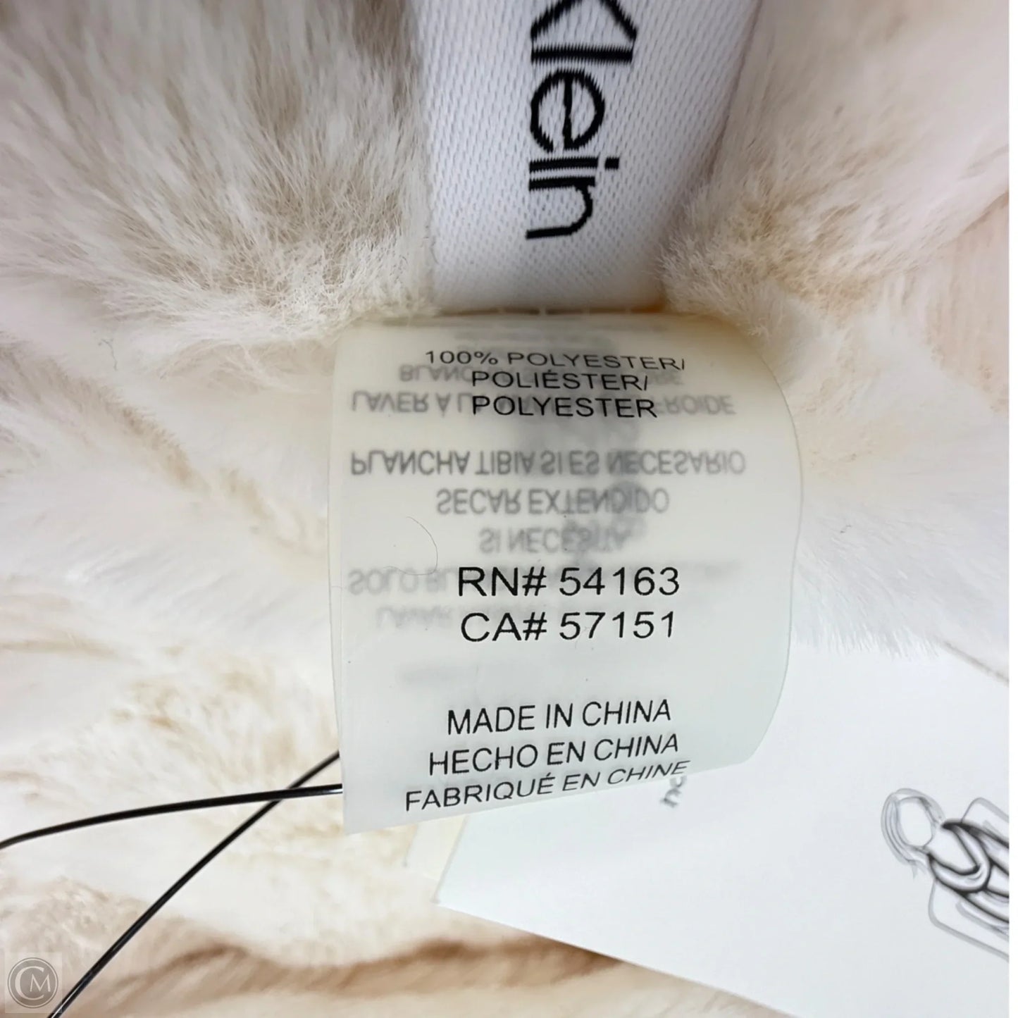 Faux Fur Infinity LoopScarf By Calvin Klein