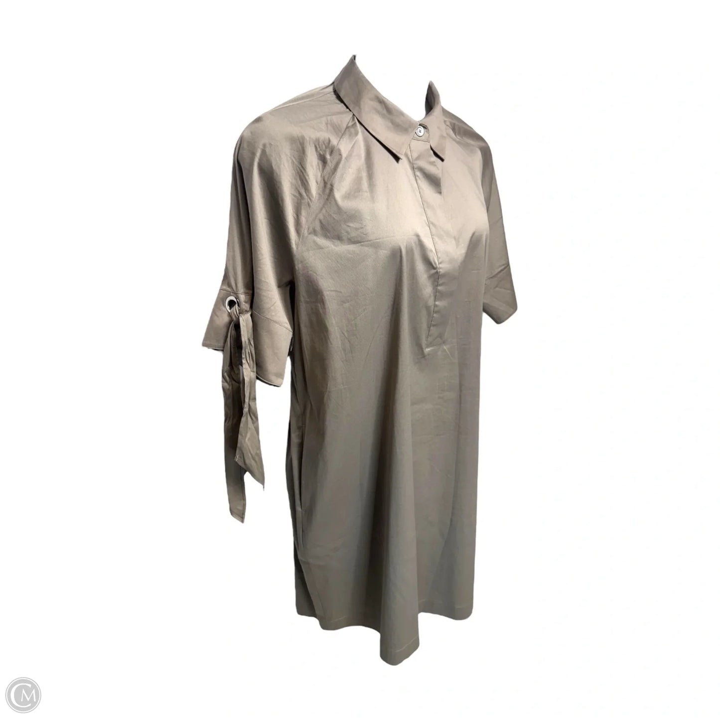 Dress Casual Midi By Chicos In Taupe, Size: Xl