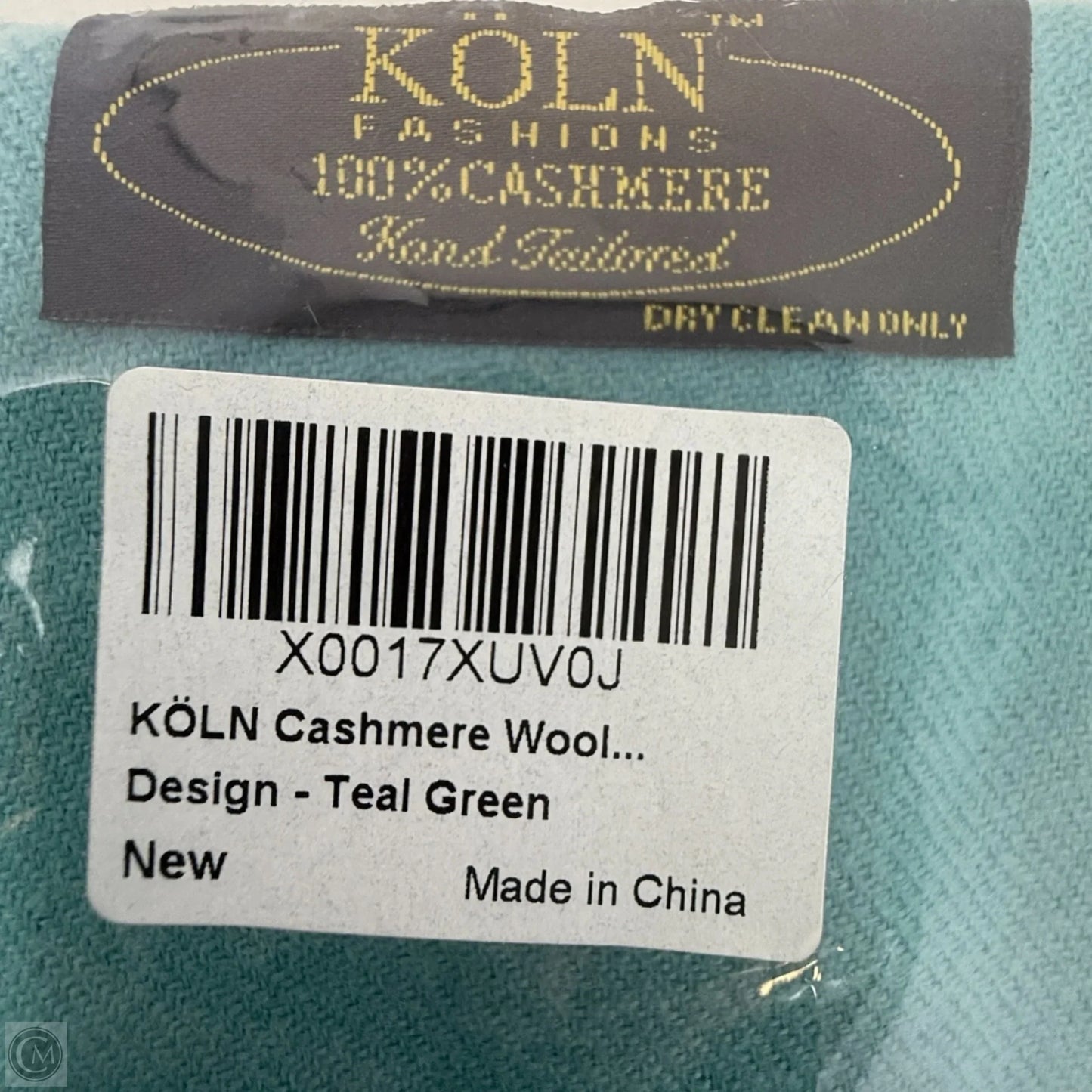 100% Cashmere Scarf By Köln FashionsIn Teal