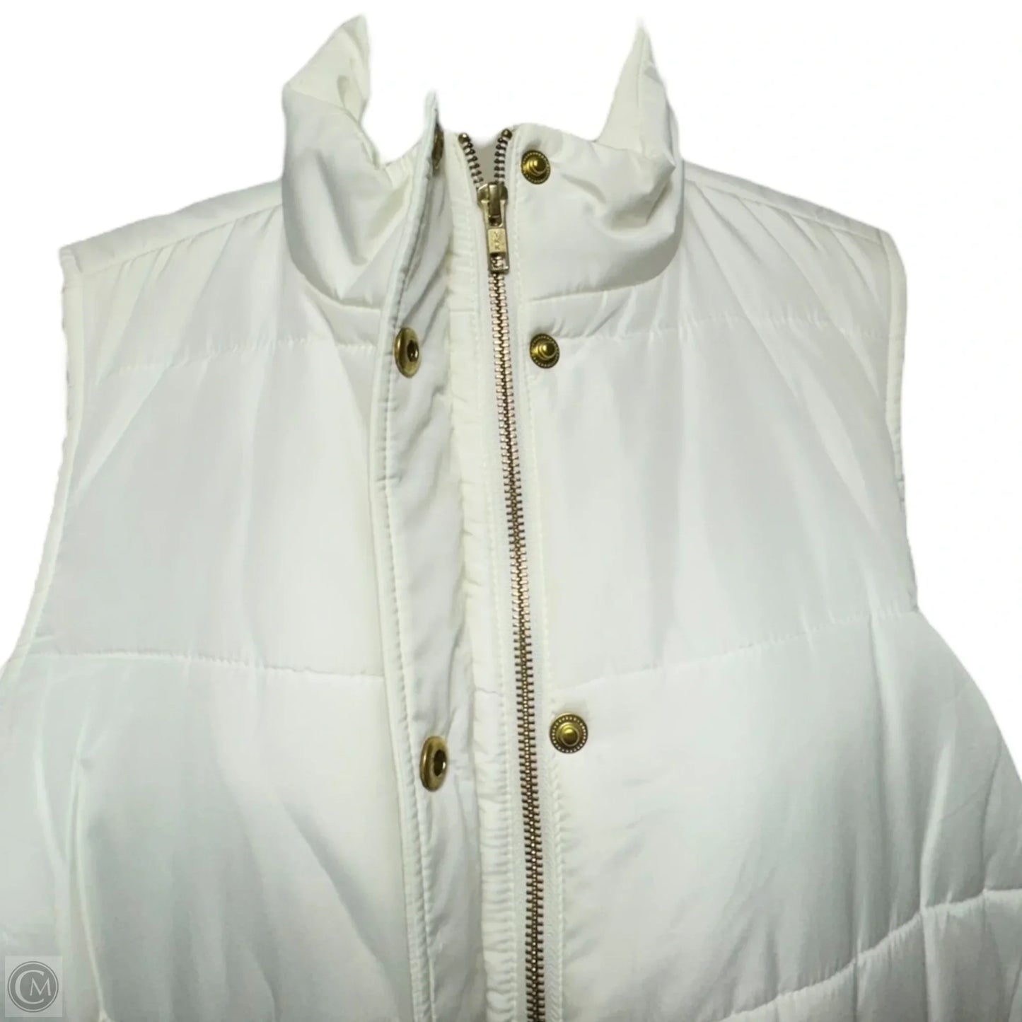 Vest Puffer & Quilted By Crown And Ivy In White, Size: 2x