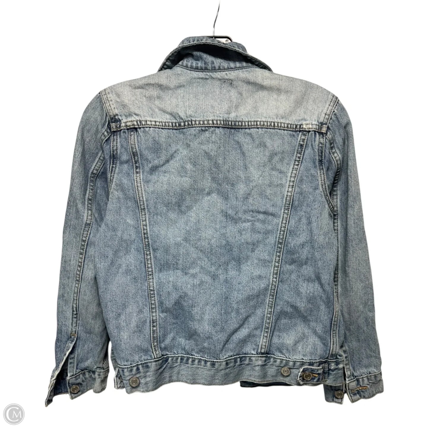 Jacket Denim By Lucky Brand In Blue, Size: S