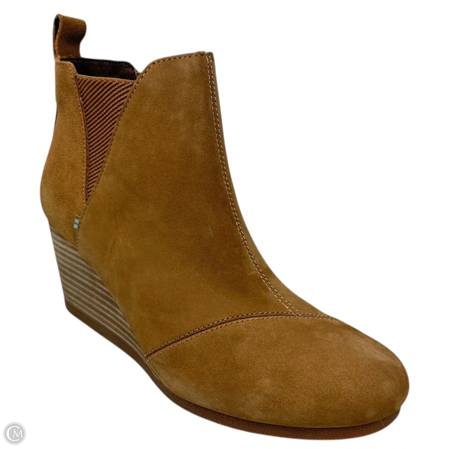 Kelsey Wedge Ankle Boots By Toms In Tan, Size: 9