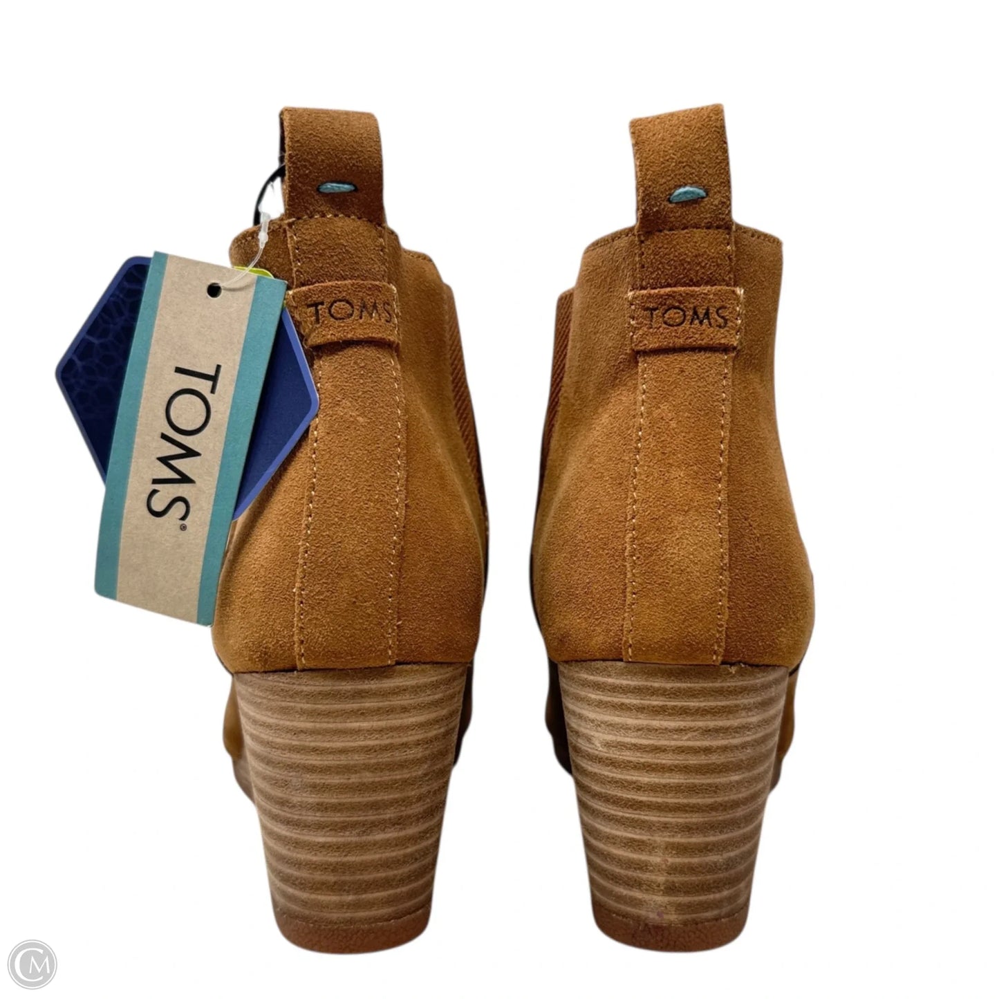 Kelsey Wedge Ankle Boots By Toms In Tan, Size: 9