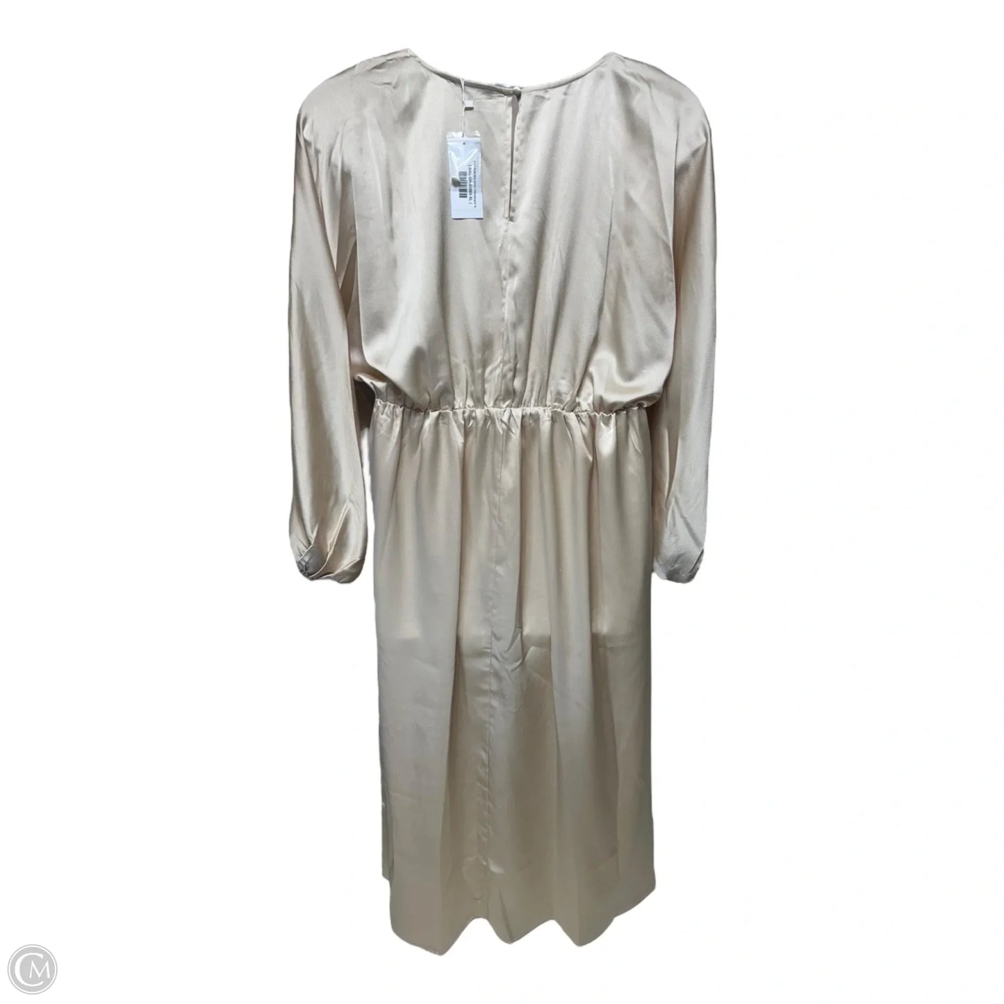 Balta Satin Midi Dress By Baltic Born In Gold, Size: XL