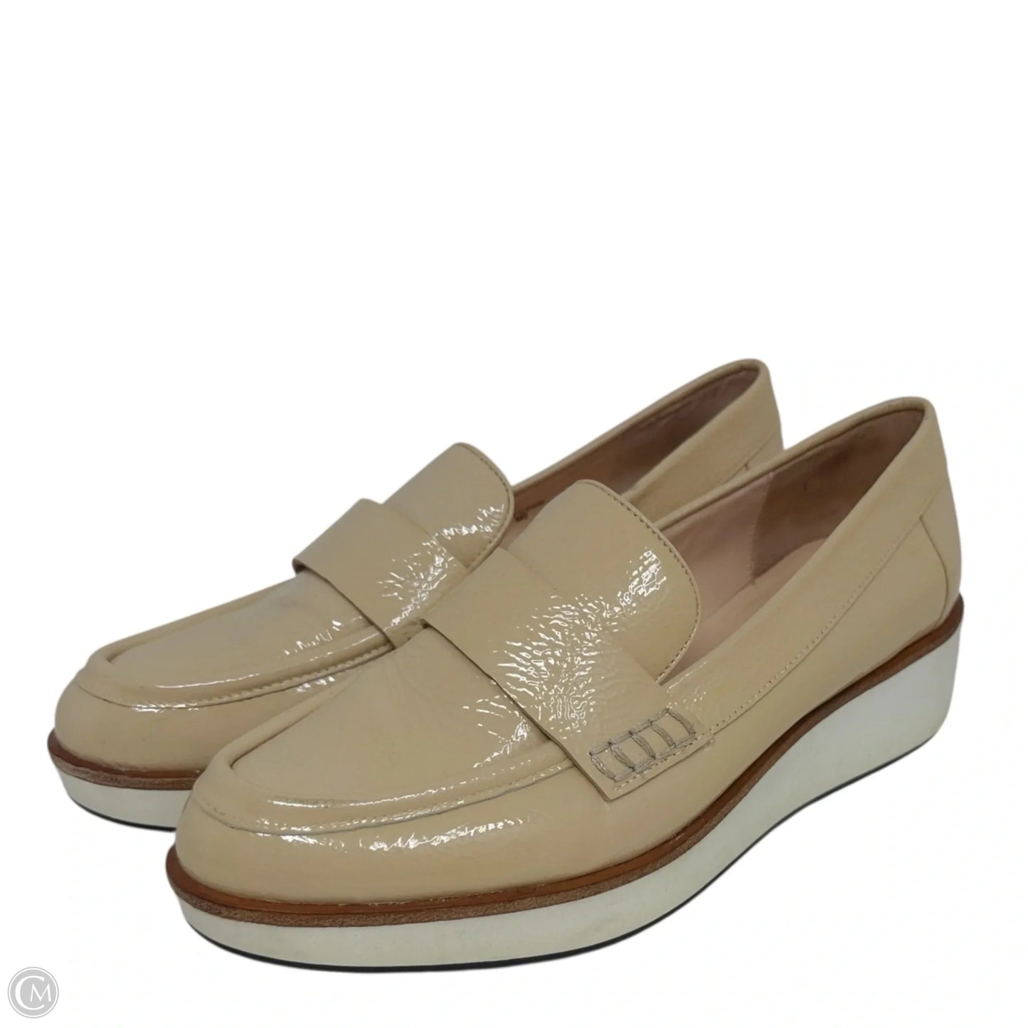 Priya Platform Loafers Designer By Kate Spade In Tan, Size: 9