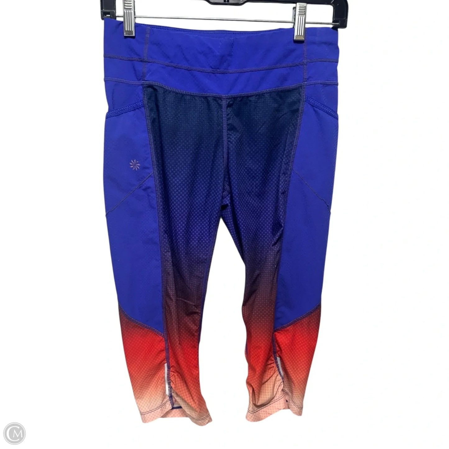 Athletic Capris By Athleta In Multi-colored, Size: S