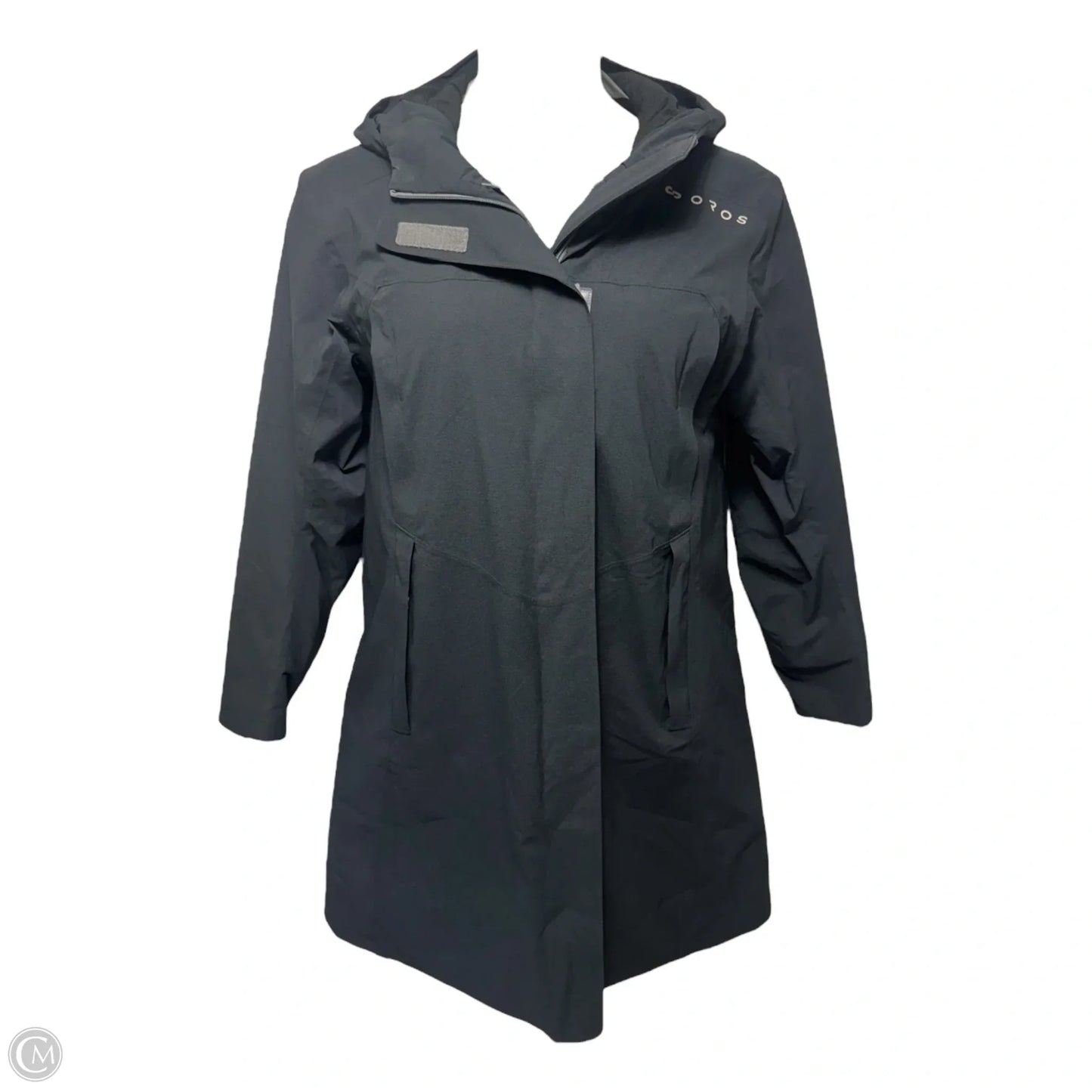 Orion Hooded Coat Parka By Oros In Navy, Size: M