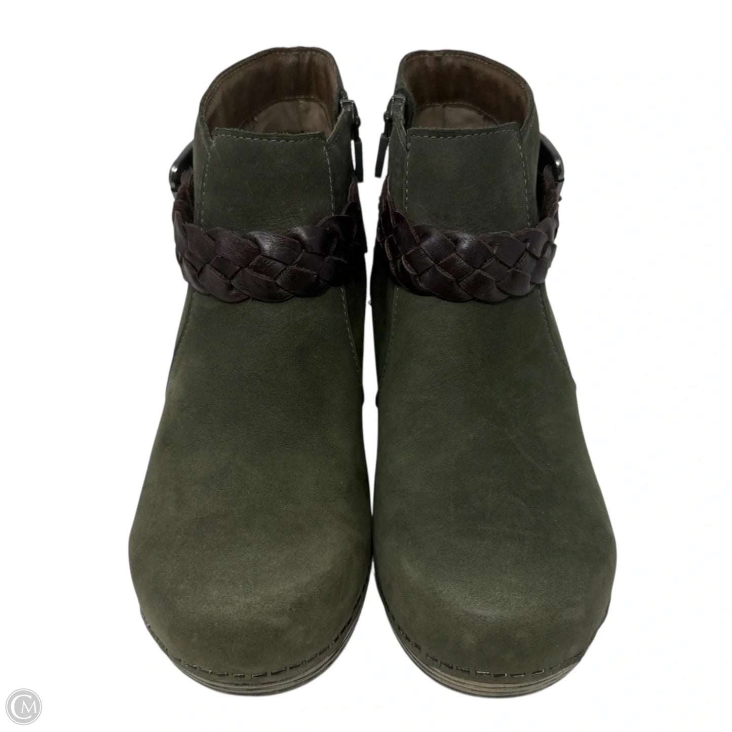 Michelle Nubuck Ankle Bootie By Dansko In Green, Size: 7.5