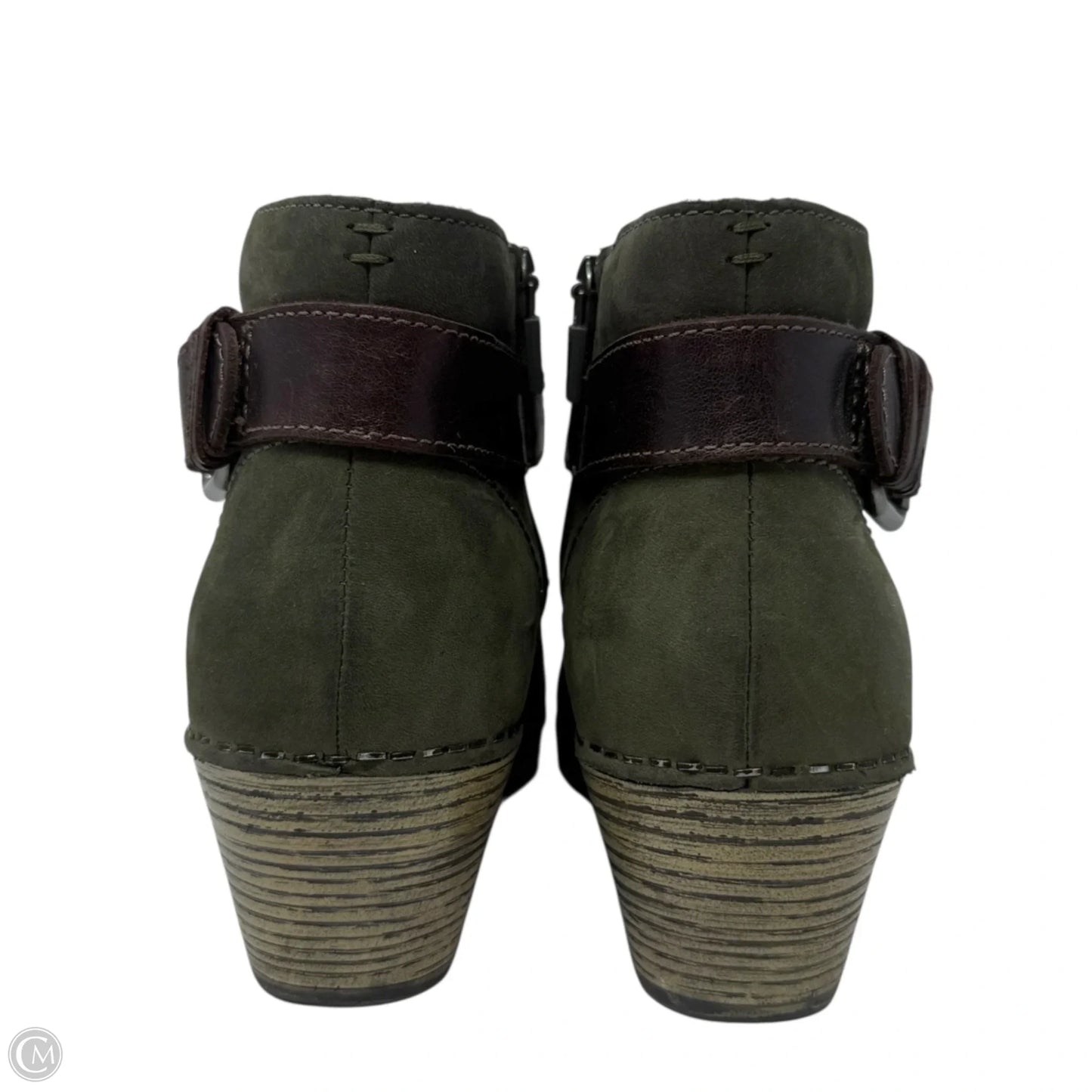 Michelle Nubuck Ankle Bootie By Dansko In Green, Size: 7.5