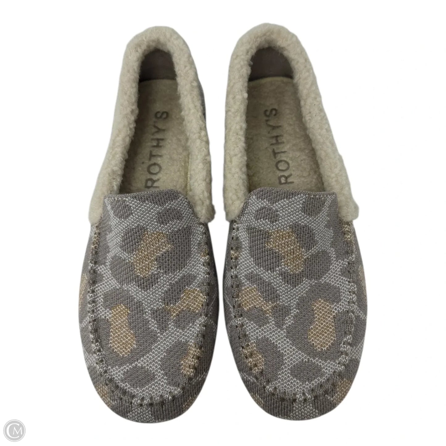 Leopard Knit Slippers By Rothys In Animal Print, Size: 8