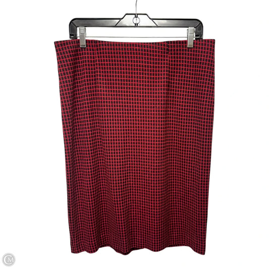 Skirt Midi By J. Jill In Plaid Pattern, Size: M