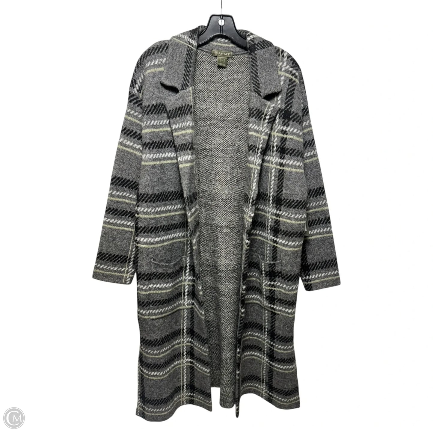 Ballston Cardigan Coat By Ariat In Plaid Pattern, Size: M