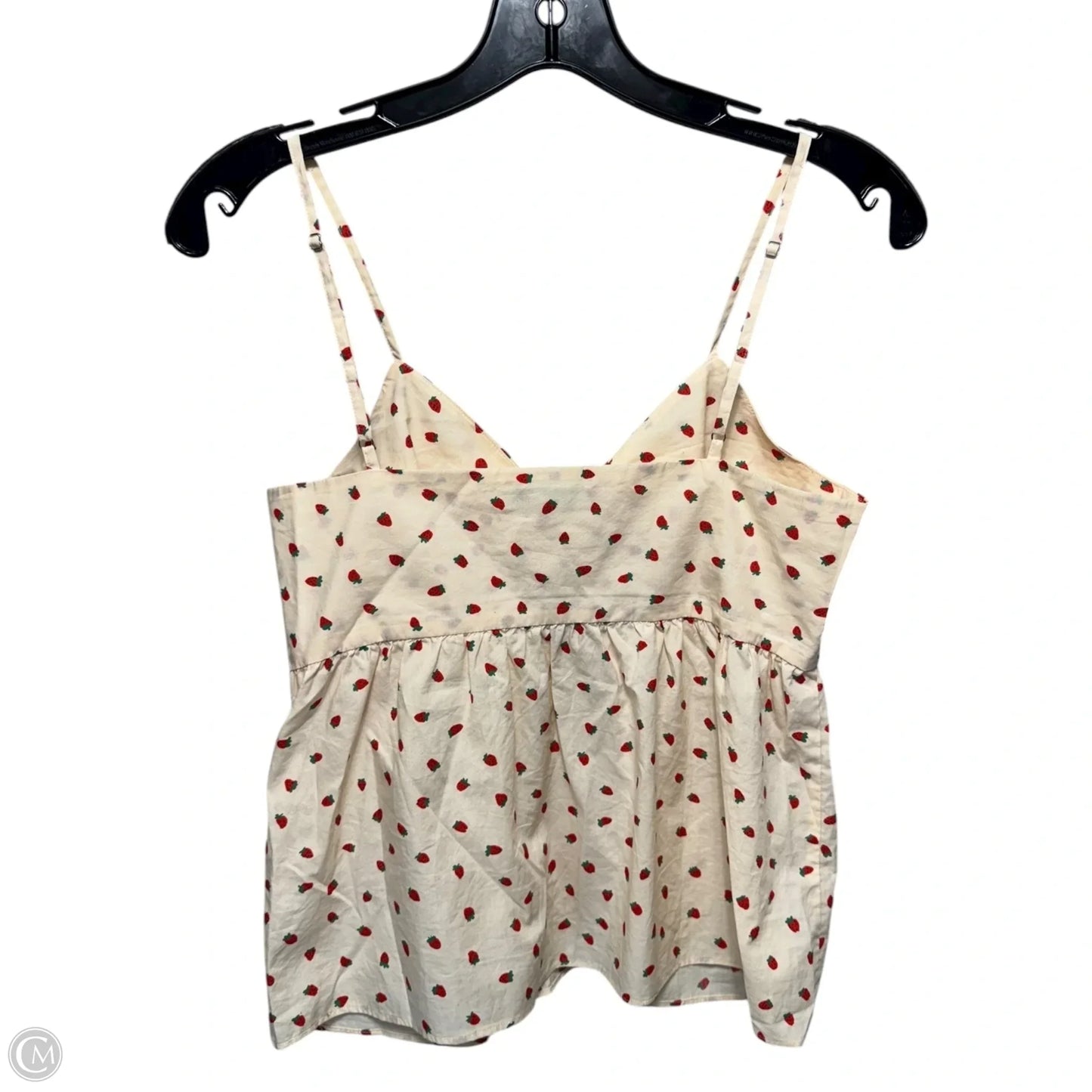 Strawberry Top Sleeveless By Madewell In Tan, Size: 2