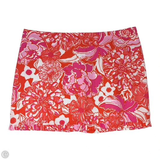 Callie Skirt Designer By Lilly Pulitzer In Tango & Hopper, Size: 6