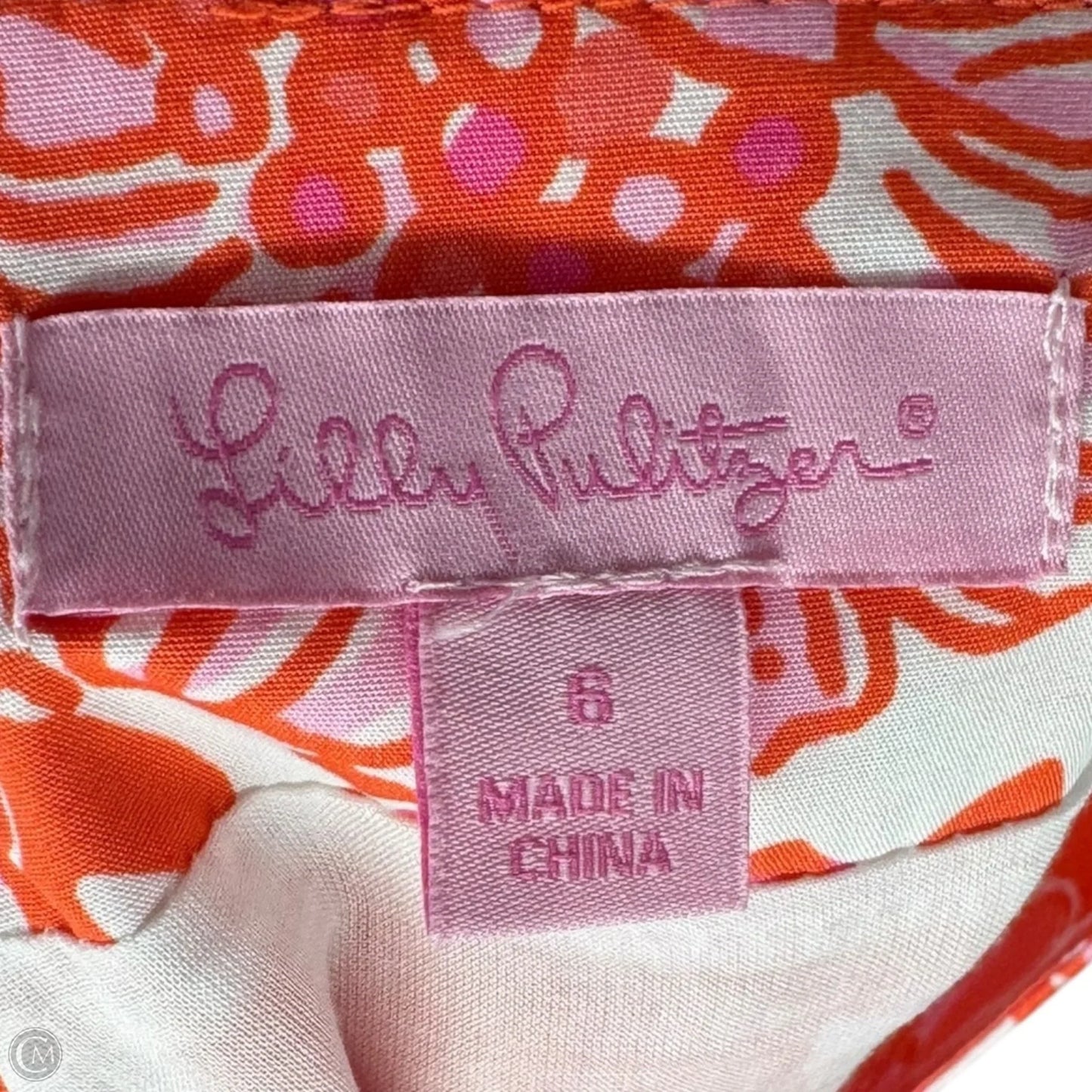 Callie Skirt Designer By Lilly Pulitzer In Tango & Hopper, Size: 6