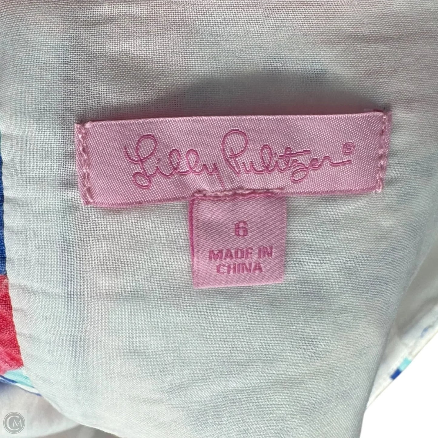 Tate Skirt Designer By Lilly Pulitzer In She Sells Seashells, Size: 6