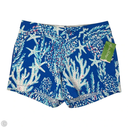 Callahan Shorts Designer By Lilly Pulitzer In Brewster Blue Good Reef Starfish, Size: 6