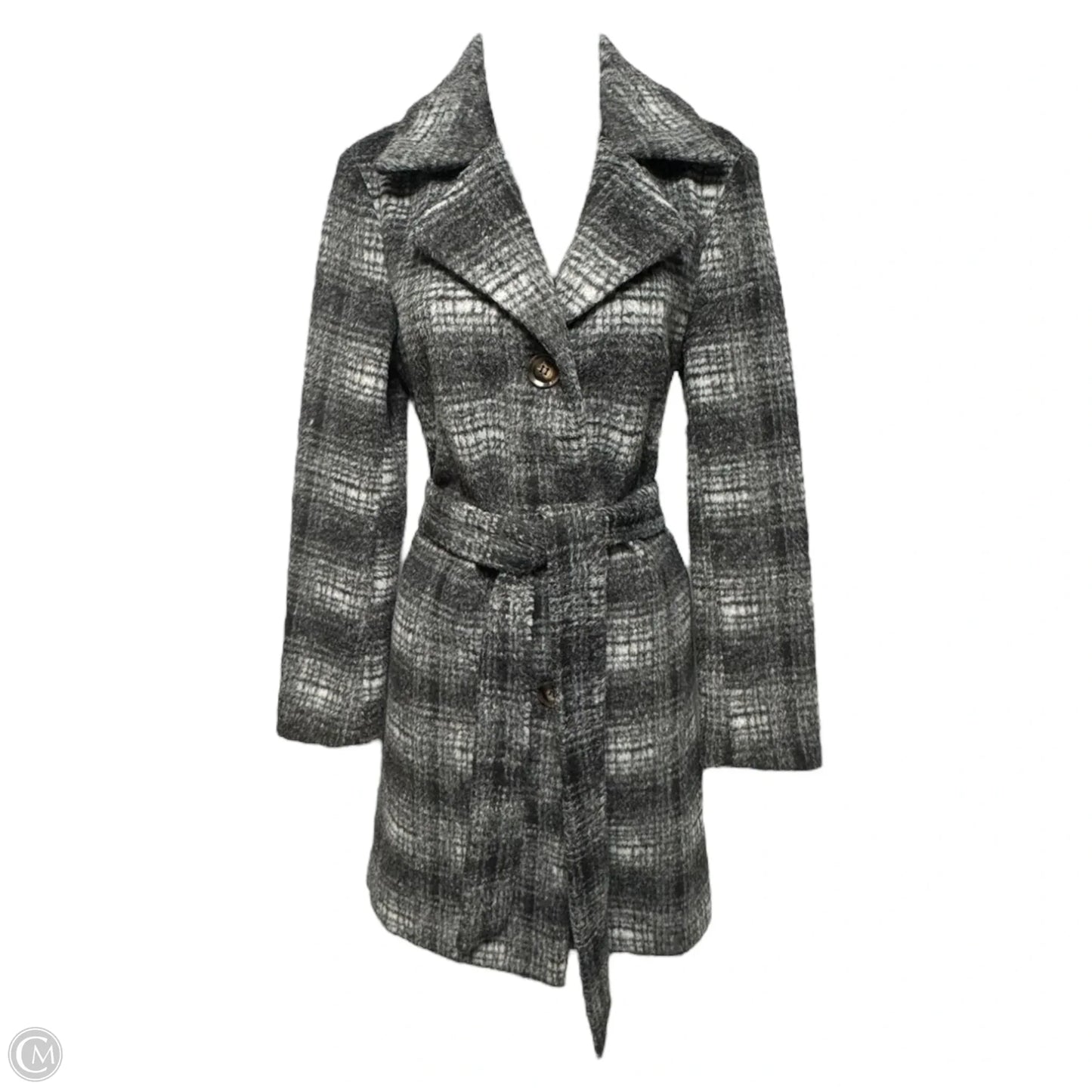 Coat By Cyrus In Plaid Pattern, Size: S