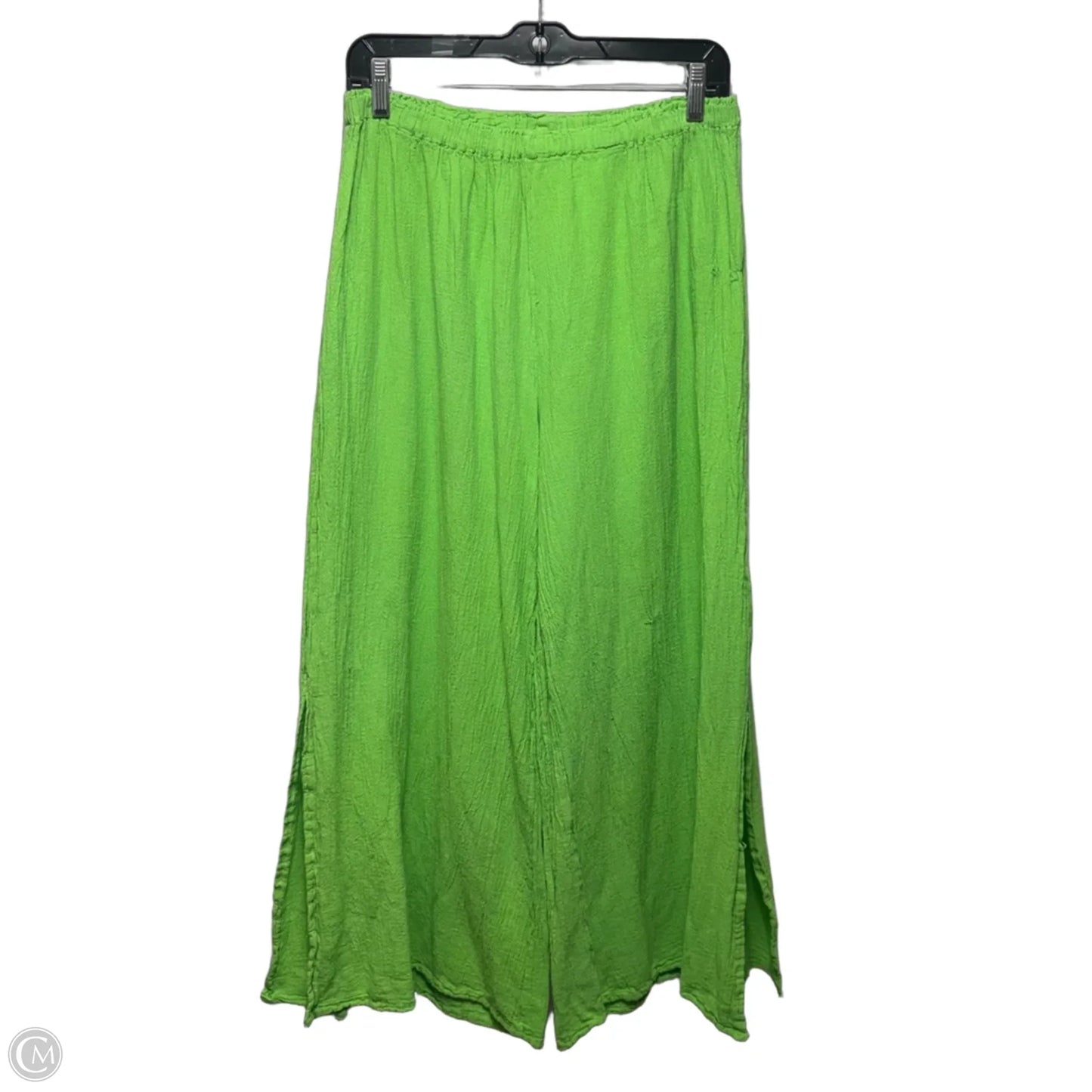 Pants Wide Leg By Oh My Gauze In Green, Size: 2/L