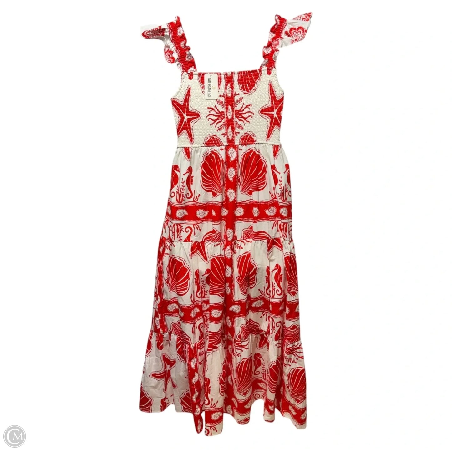 Dress Casual Maxi By Moon River In Tropical Print, Size: L