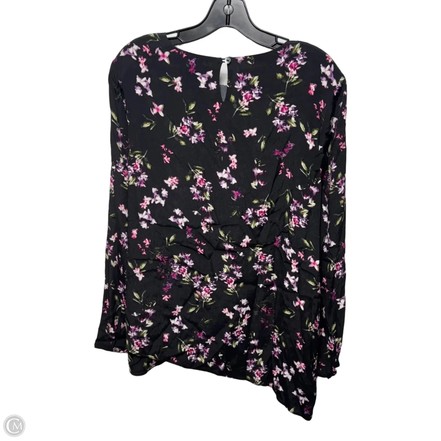 Top Long Sleeve By J. Jill In Floral Print, Size: M