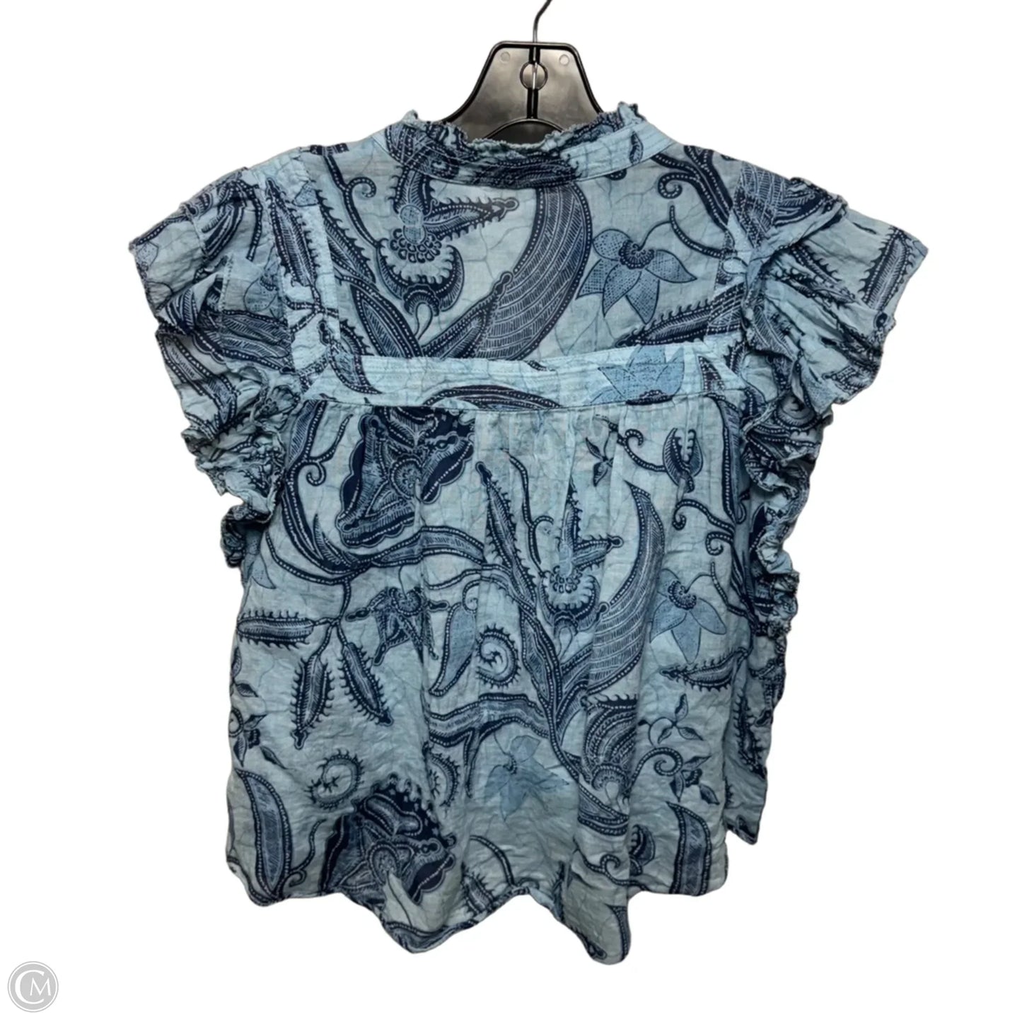 Top Short Sleeve By love the label In Floral Print, Size: S
