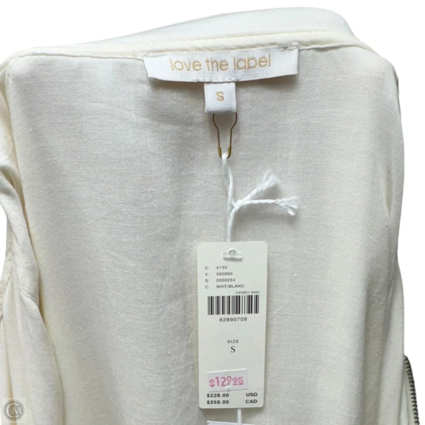 Utility Mini Dress By Love The Label In Cream, Size: S
