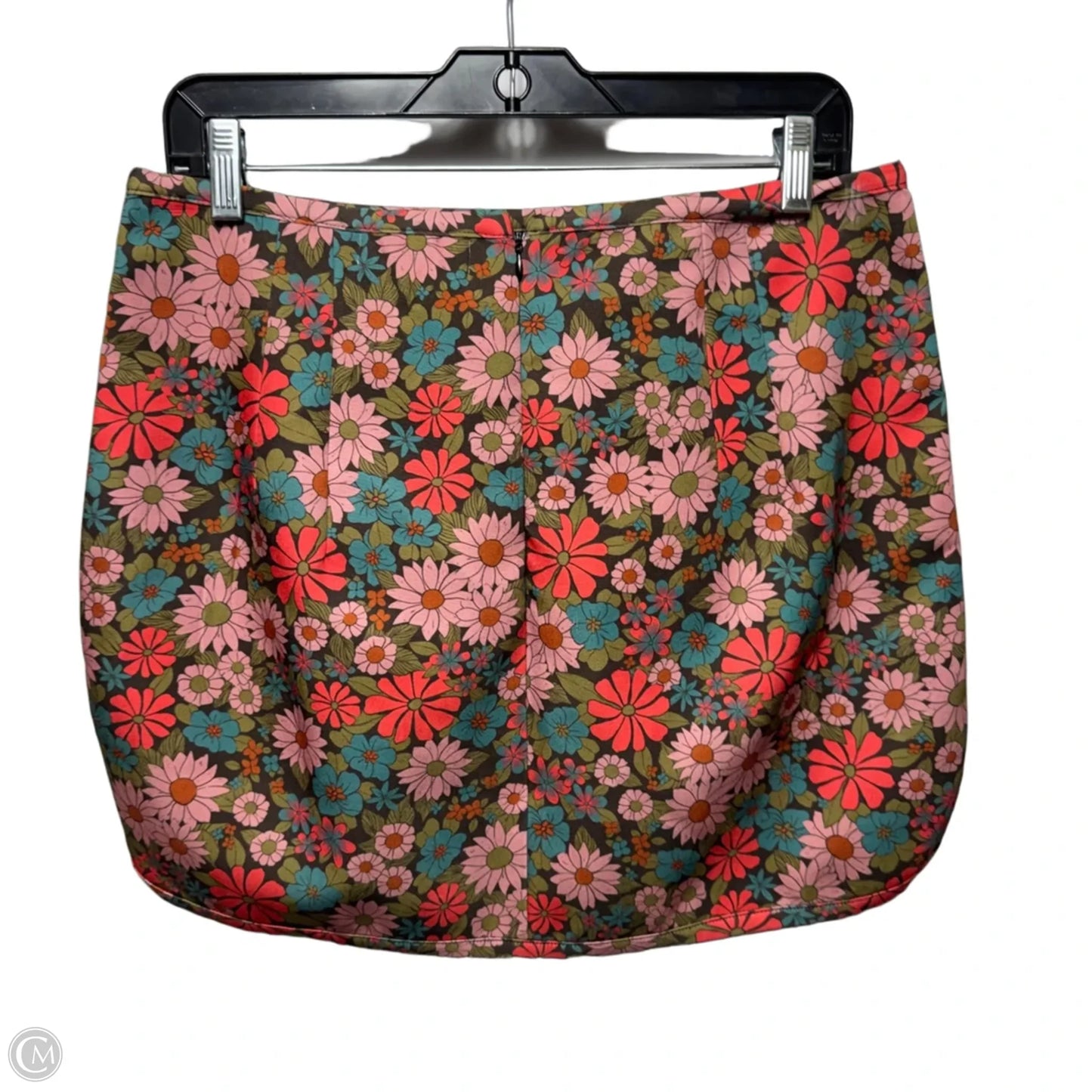 Skirt Mini & Short By Natural Life In Floral Print, Size: L