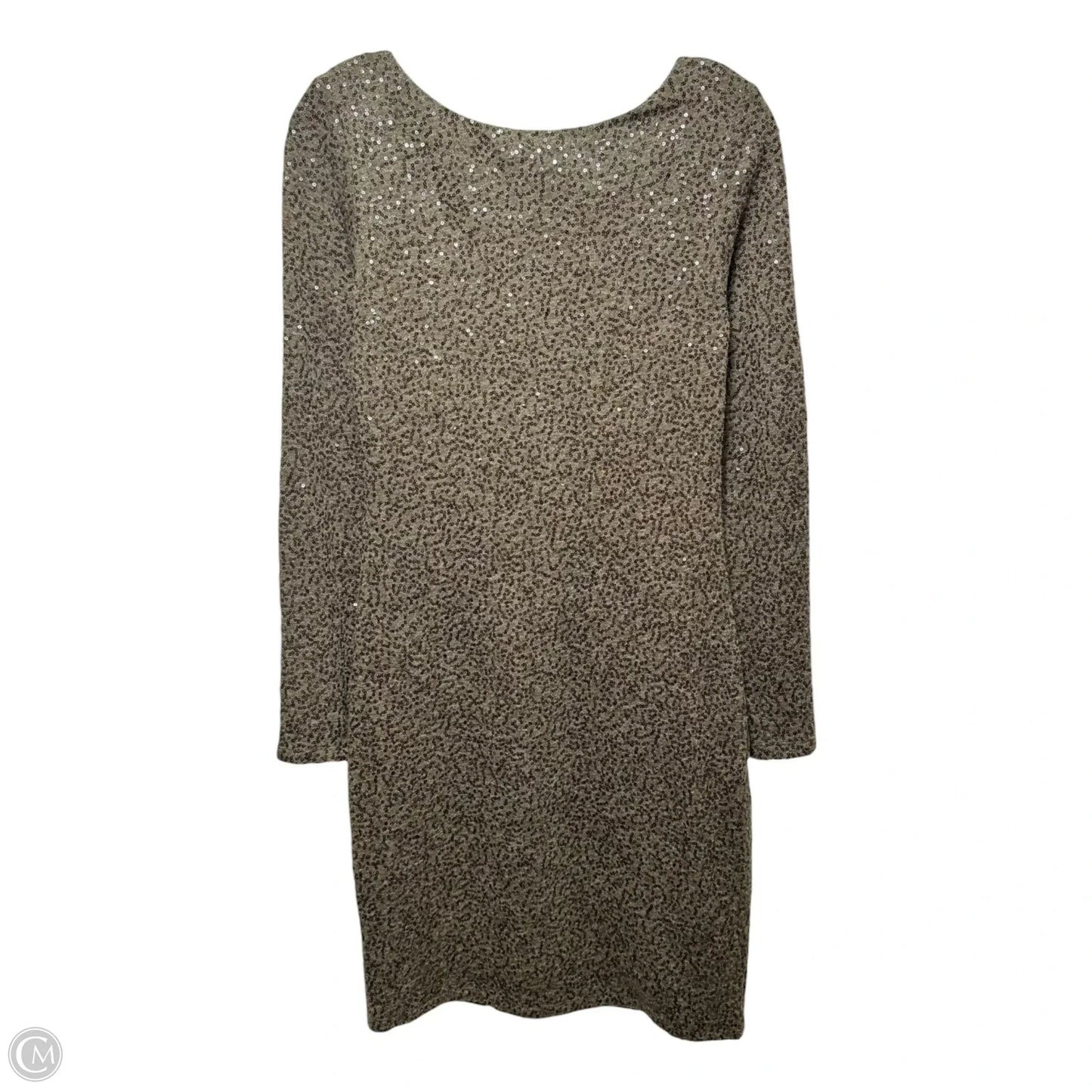 Nala Knit Sequin Mini Dress Designer By Alice + Olivia In Taupe, Size: M (estimated)