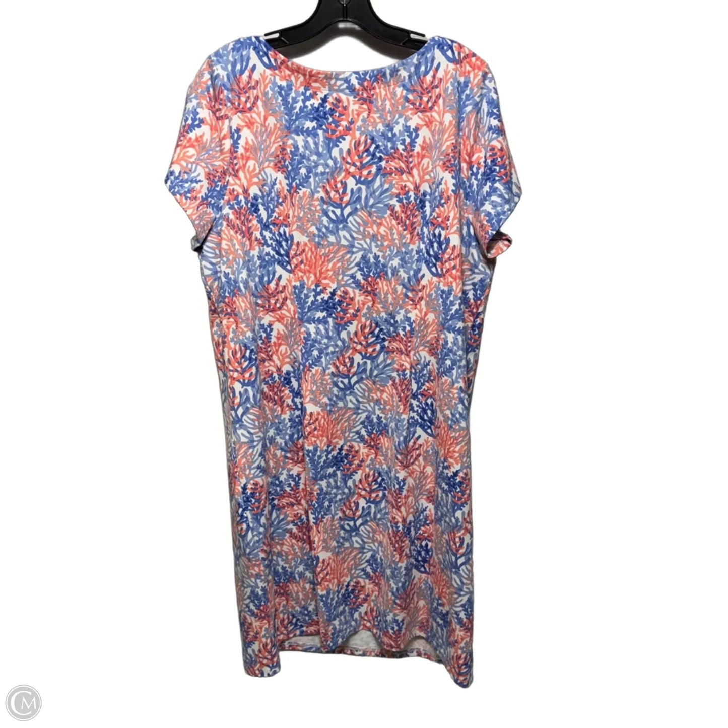 Dress Casual Midi By Talbots In Tropical Print, Size: 1X