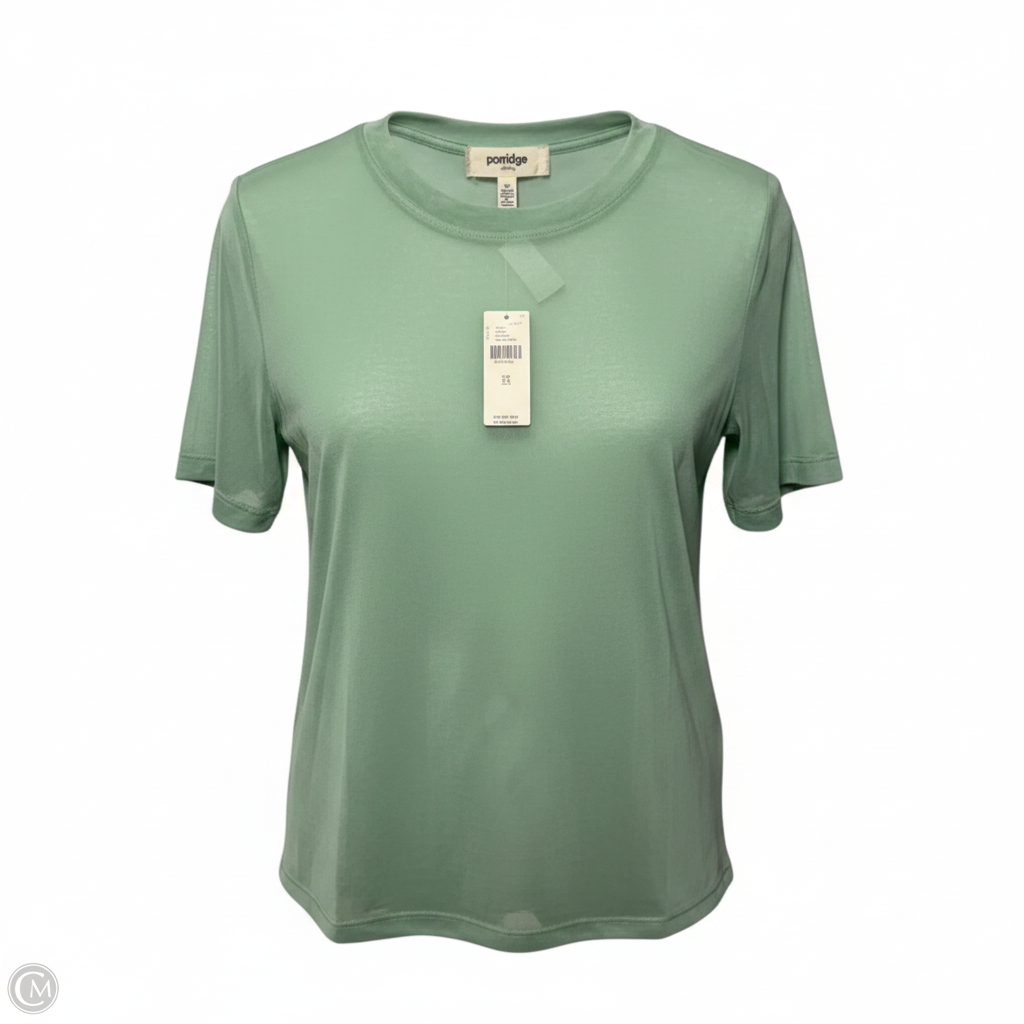 Short Sleeve Mesh Tee By Porridge In Mint, Size: XS