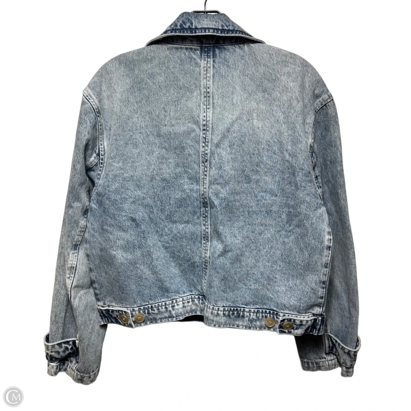 Jacket Denim By Gap In Blue Denim, Size: S