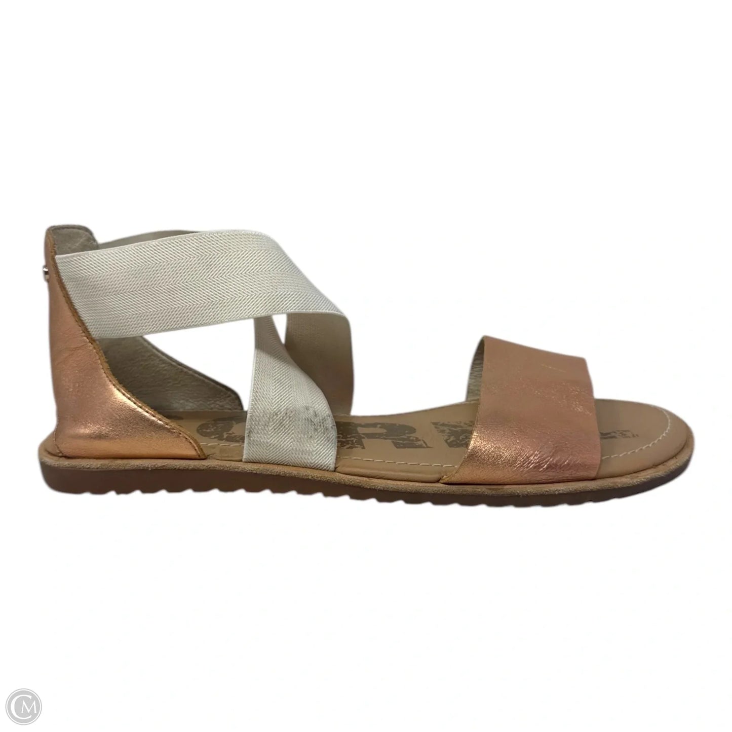 Ella Sandals Flats By Sorel In Rose Gold, Size: 9.5