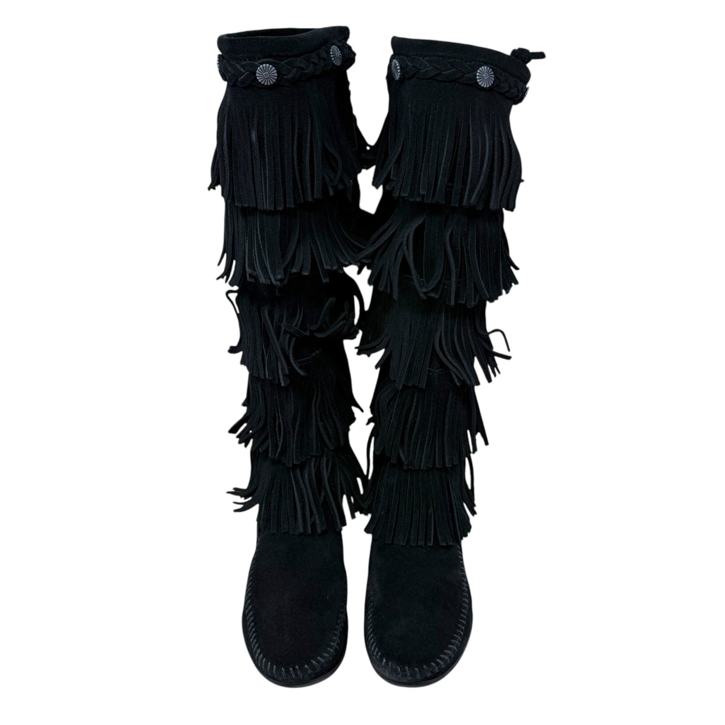 5-Layer Fringe Boot By Minnetonka Size: 7