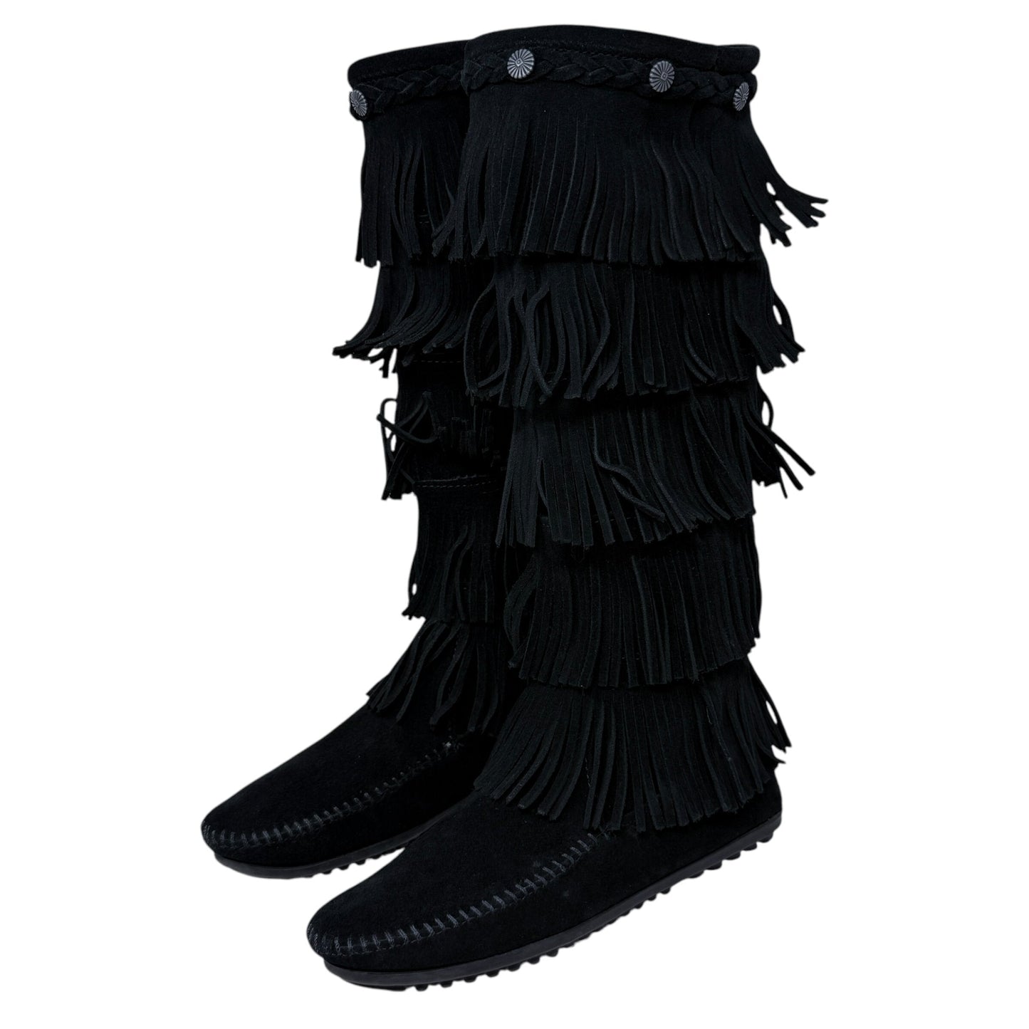5-Layer Fringe Boot By Minnetonka Size: 7