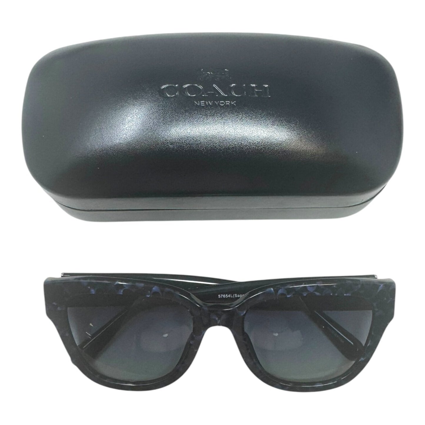 57645L Signature Sapphire Pearl Sunglasses Designer By Coach