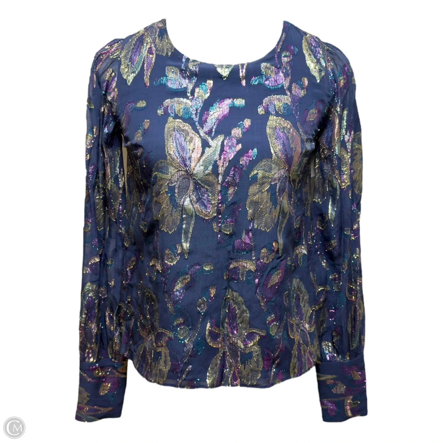 Lambert Silk Top Designer By Lilly Pulitzer In Multi-colored, Size: Xxs