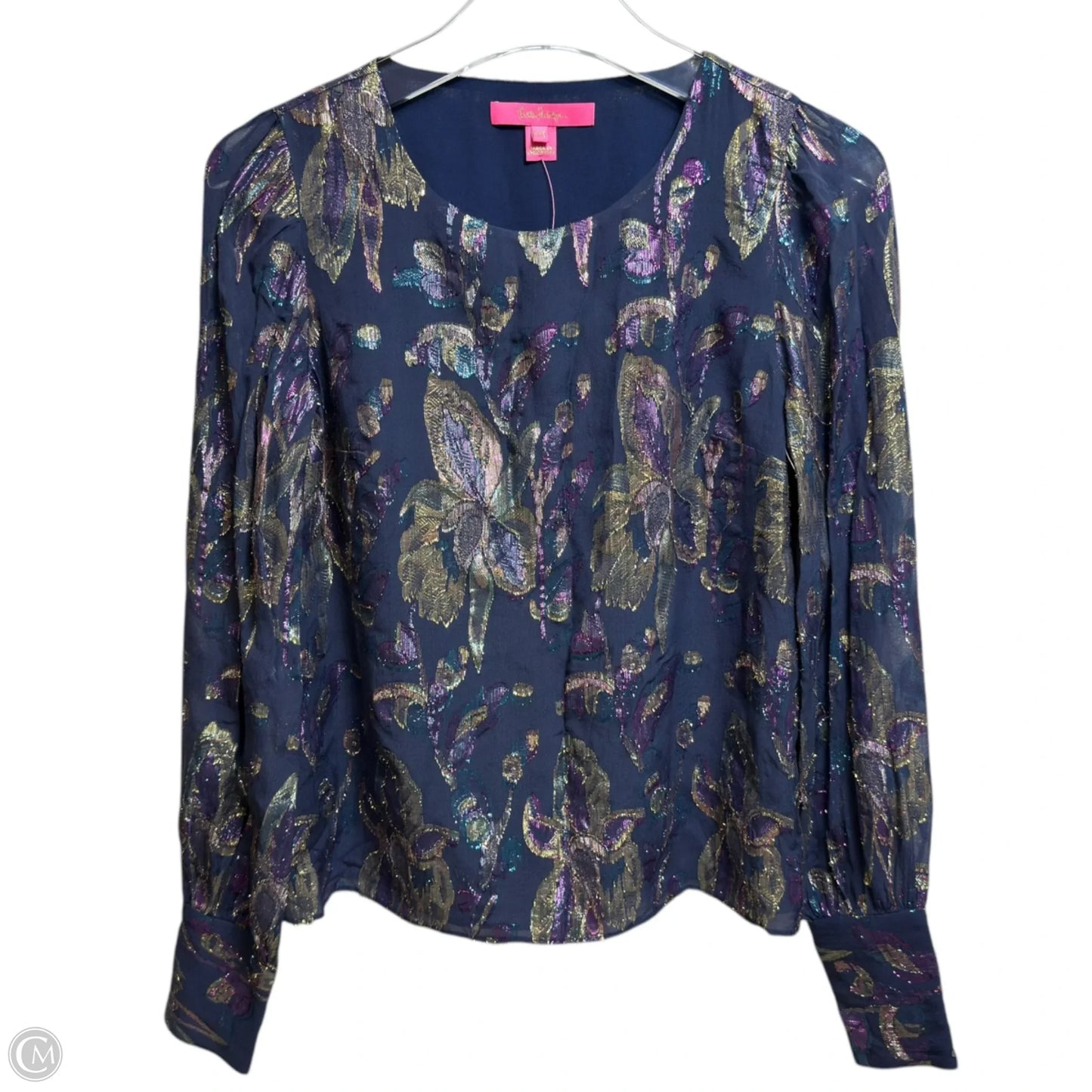 Lambert Silk Top Designer By Lilly Pulitzer In Multi-colored, Size: Xxs