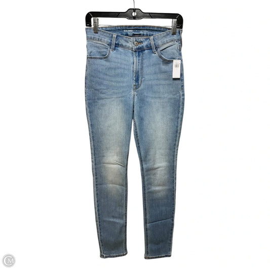 High Rise Jeans Skinny By Old Navy In Blue Denim, Size: 4