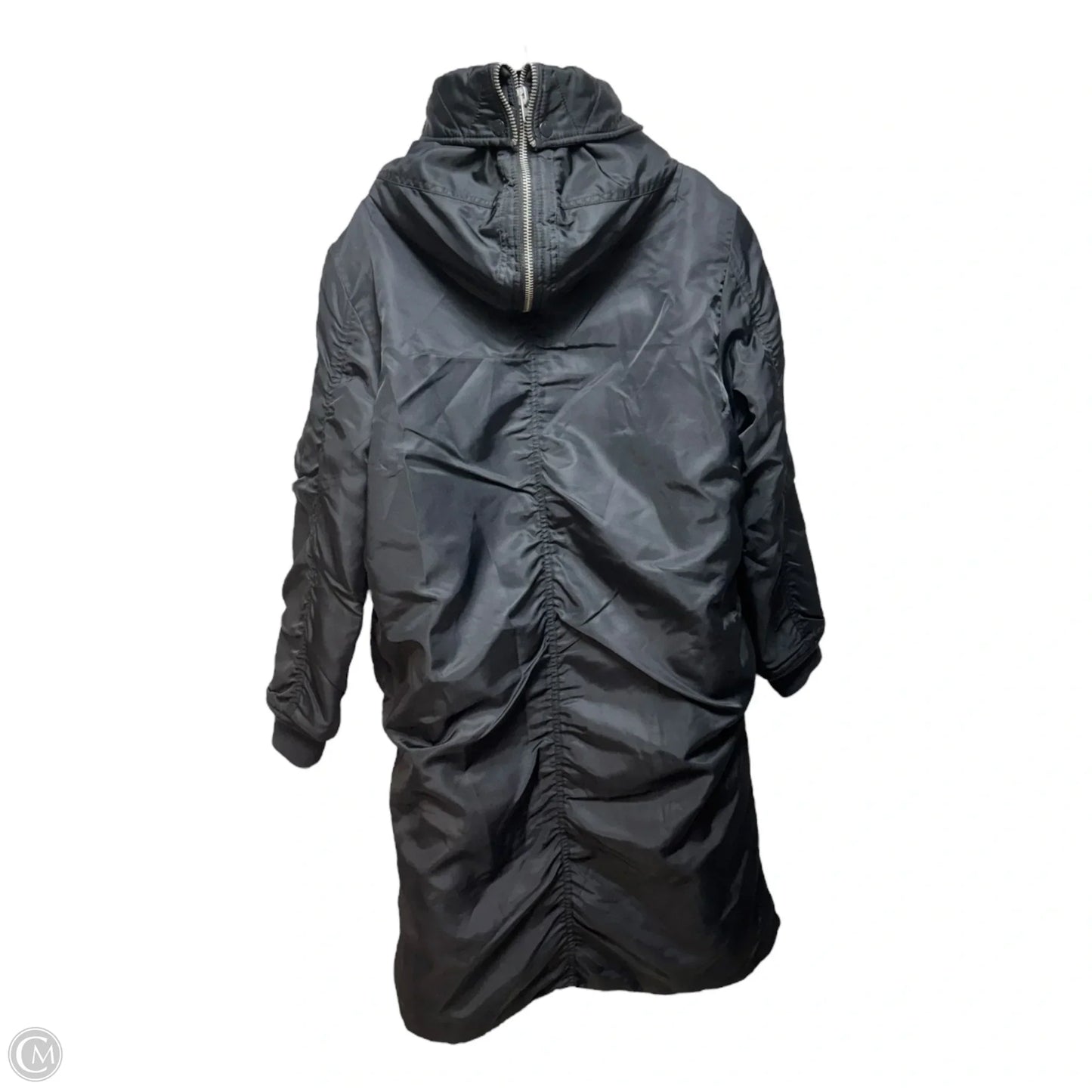 Oren Shell Parka Coat Designer By All Saints In Black, Size: S