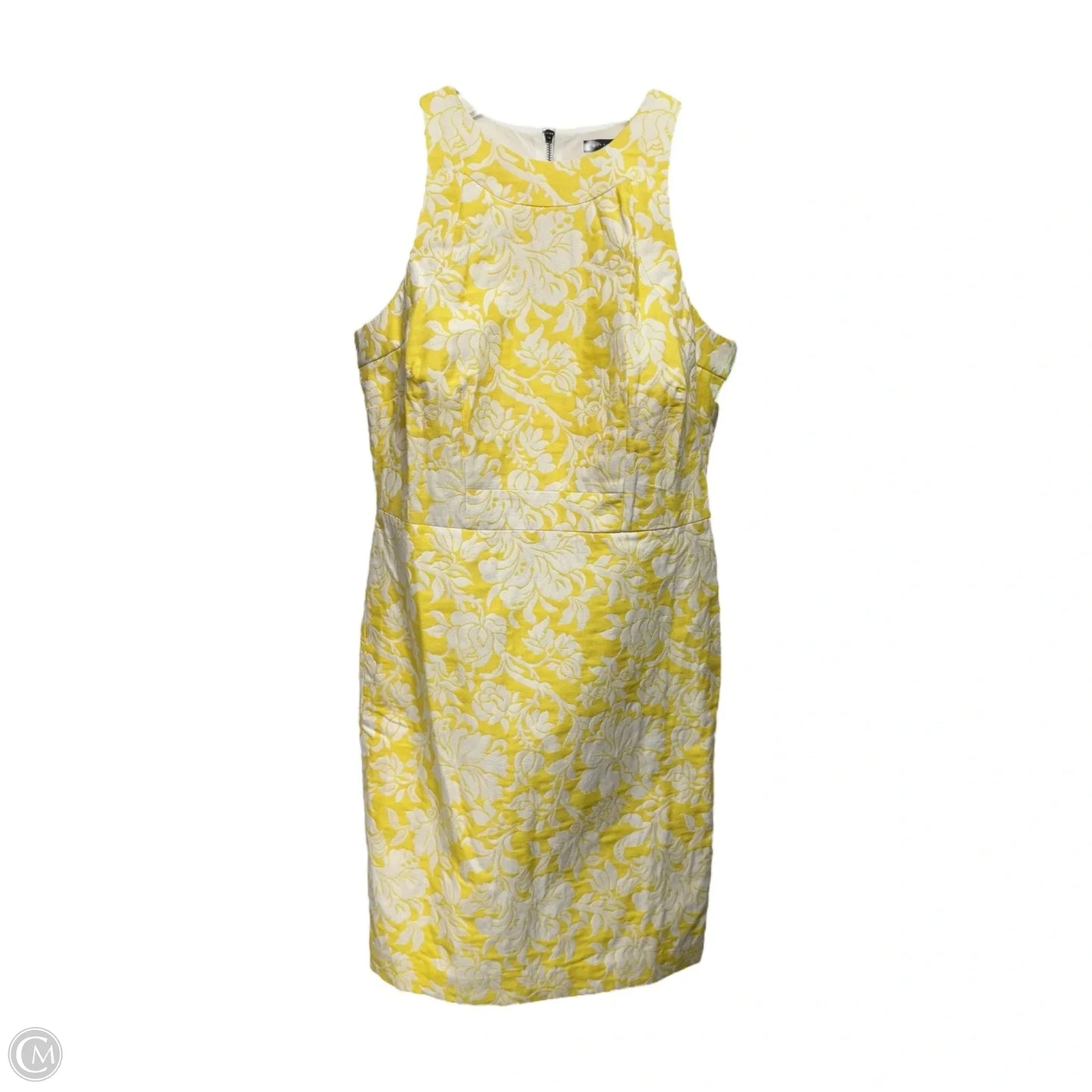 Dress Casual Midi By Ann Taylor In Yellow, Size: 2