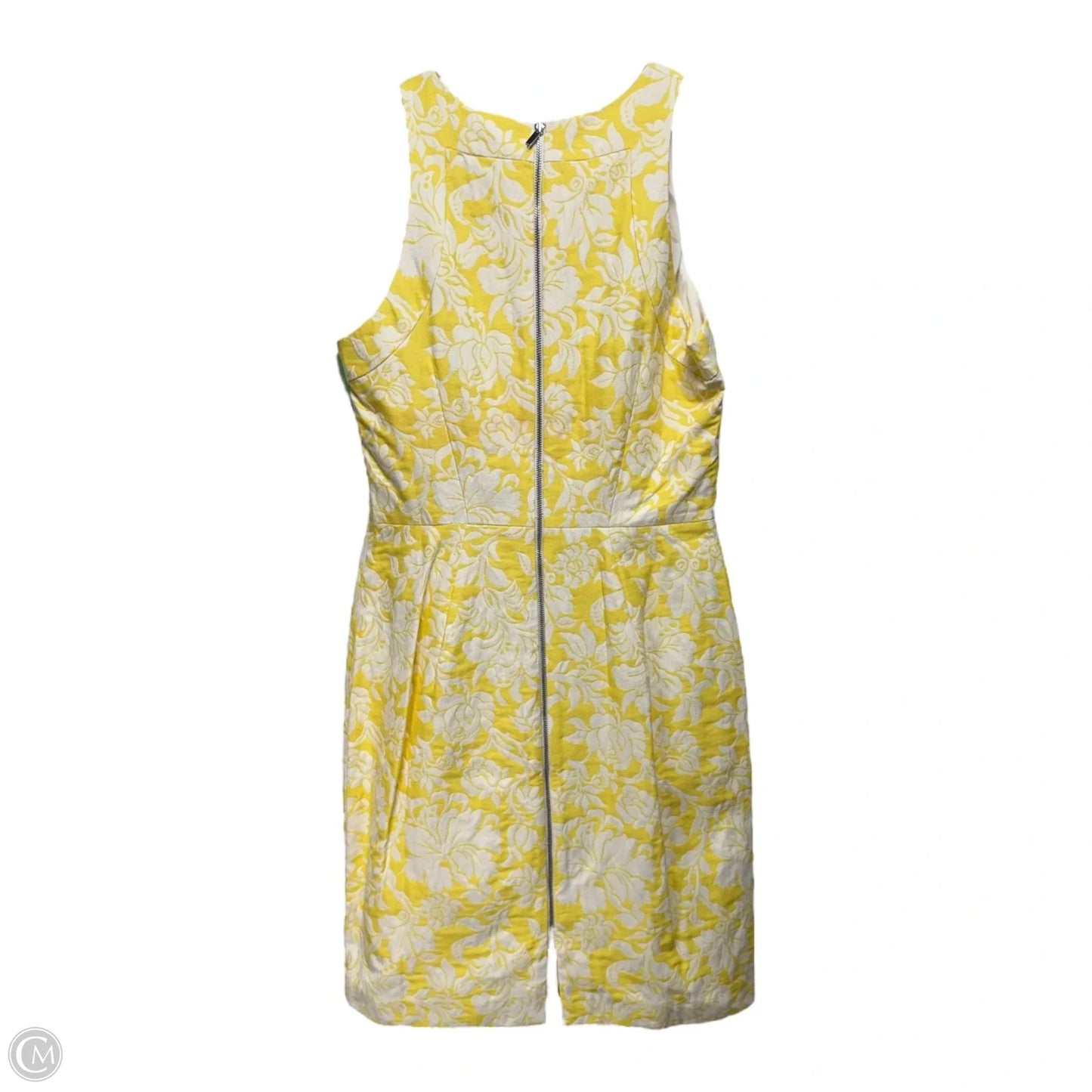 Dress Casual Midi By Ann Taylor In Yellow, Size: 2