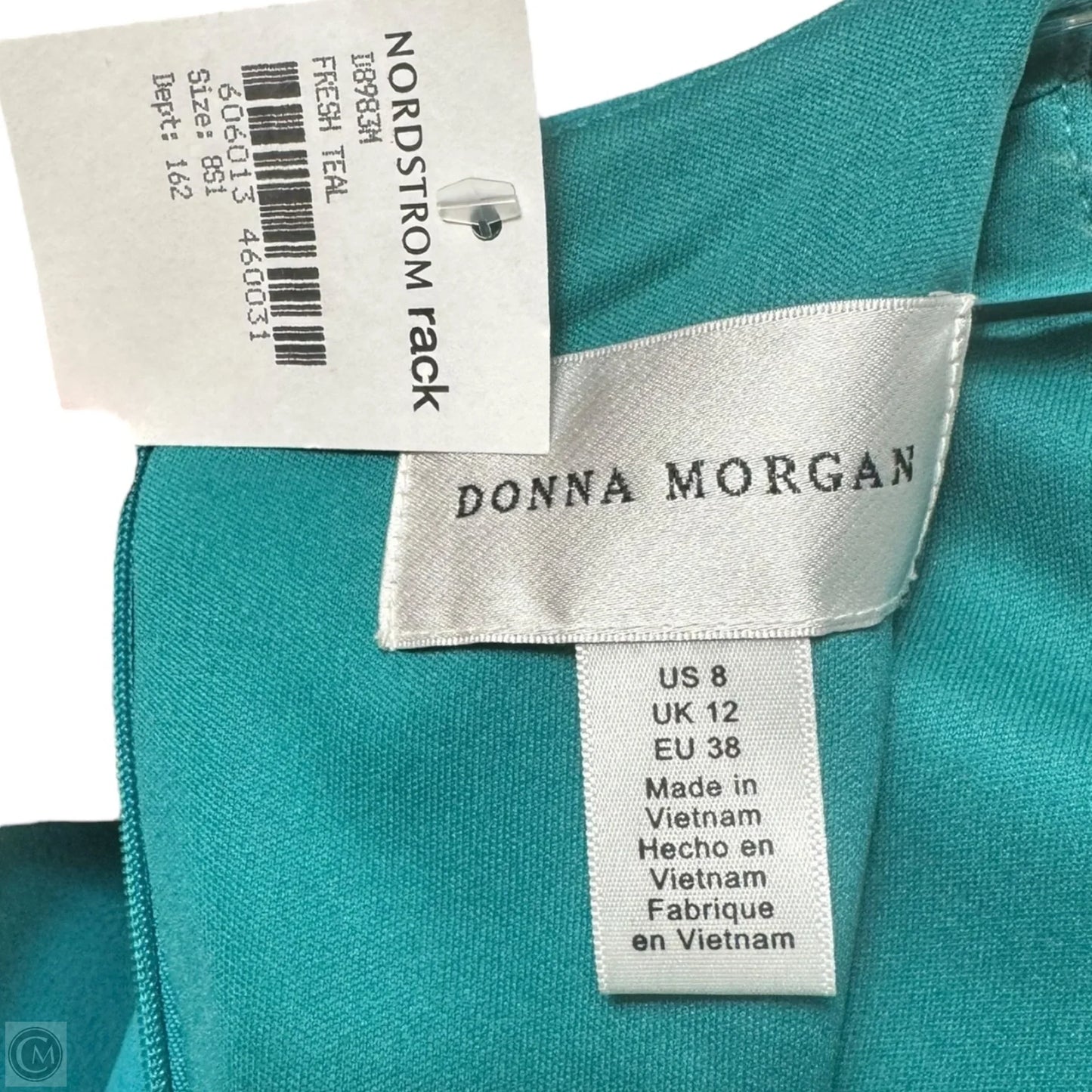 Dress Casual Midi By Donna Morgan In Teal, Size: 8