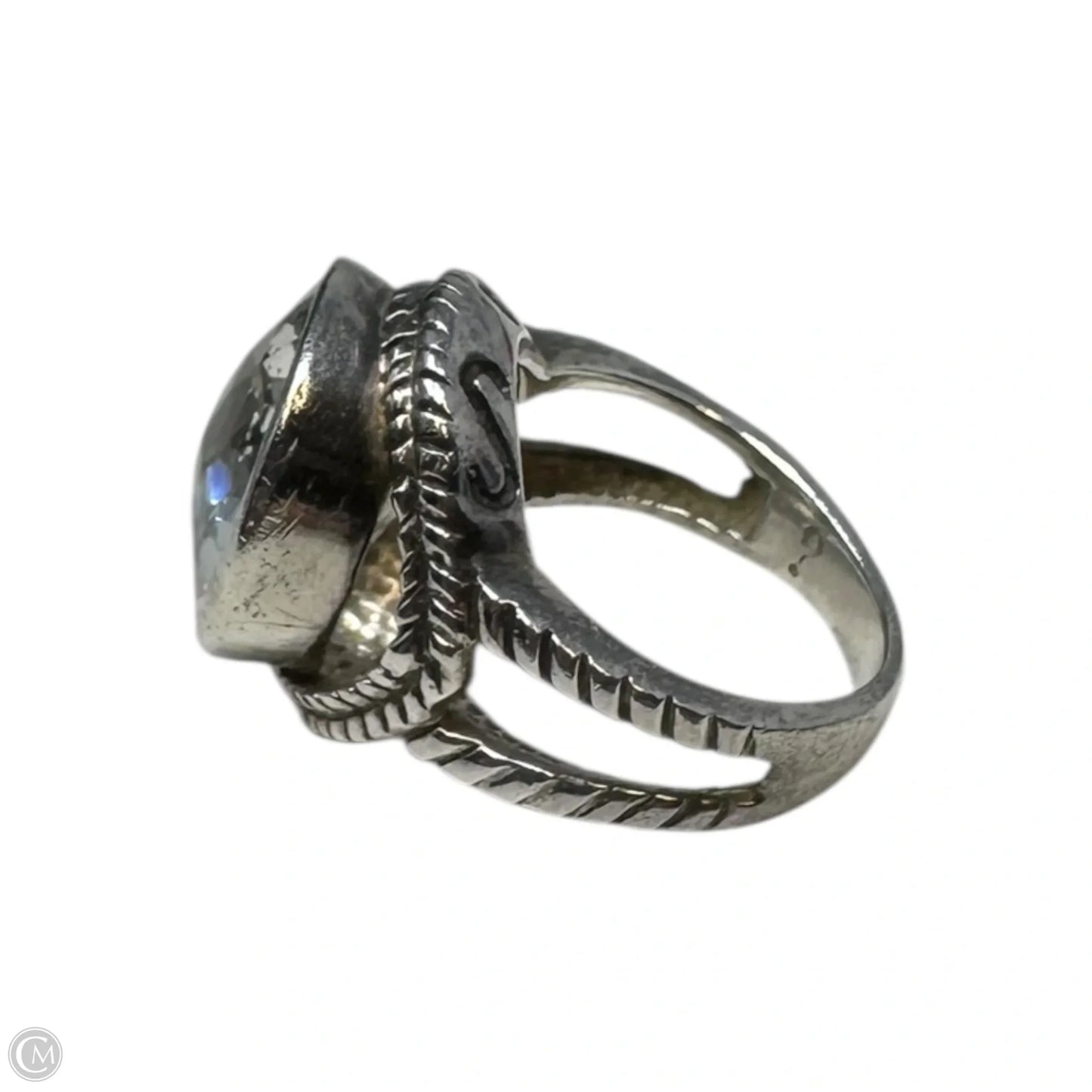 Crystal Ring Sterling Silver, Size: 7