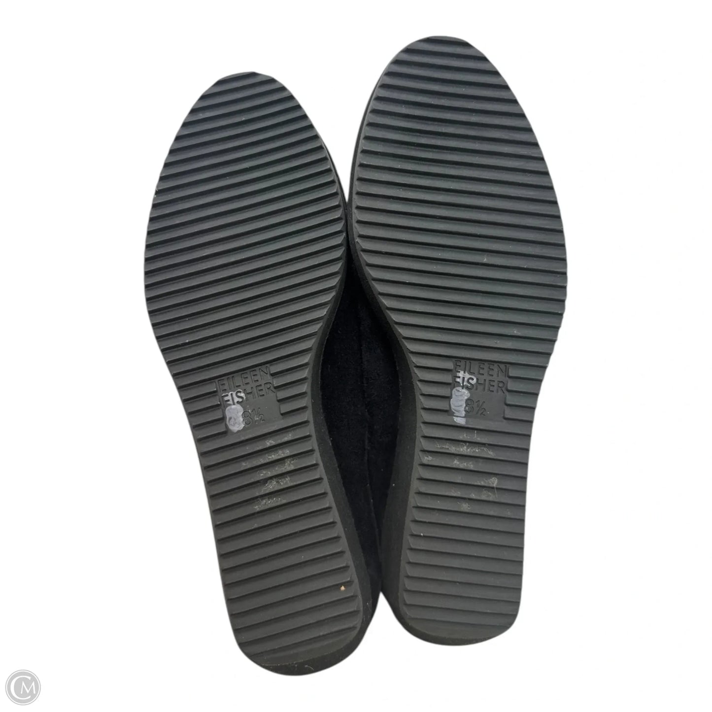 Humor Wedge Ballet Flats By Eileen Fisher In Black, Size: 8.5