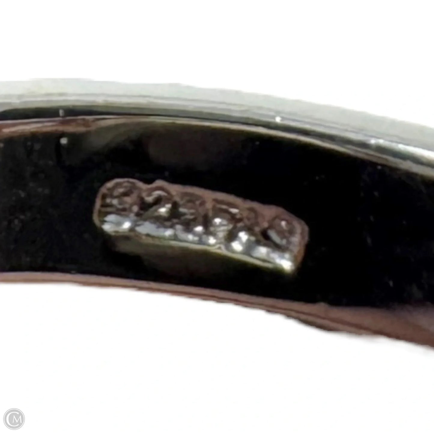 Orange Gem Ring Sterling Silver, Size: 7.5