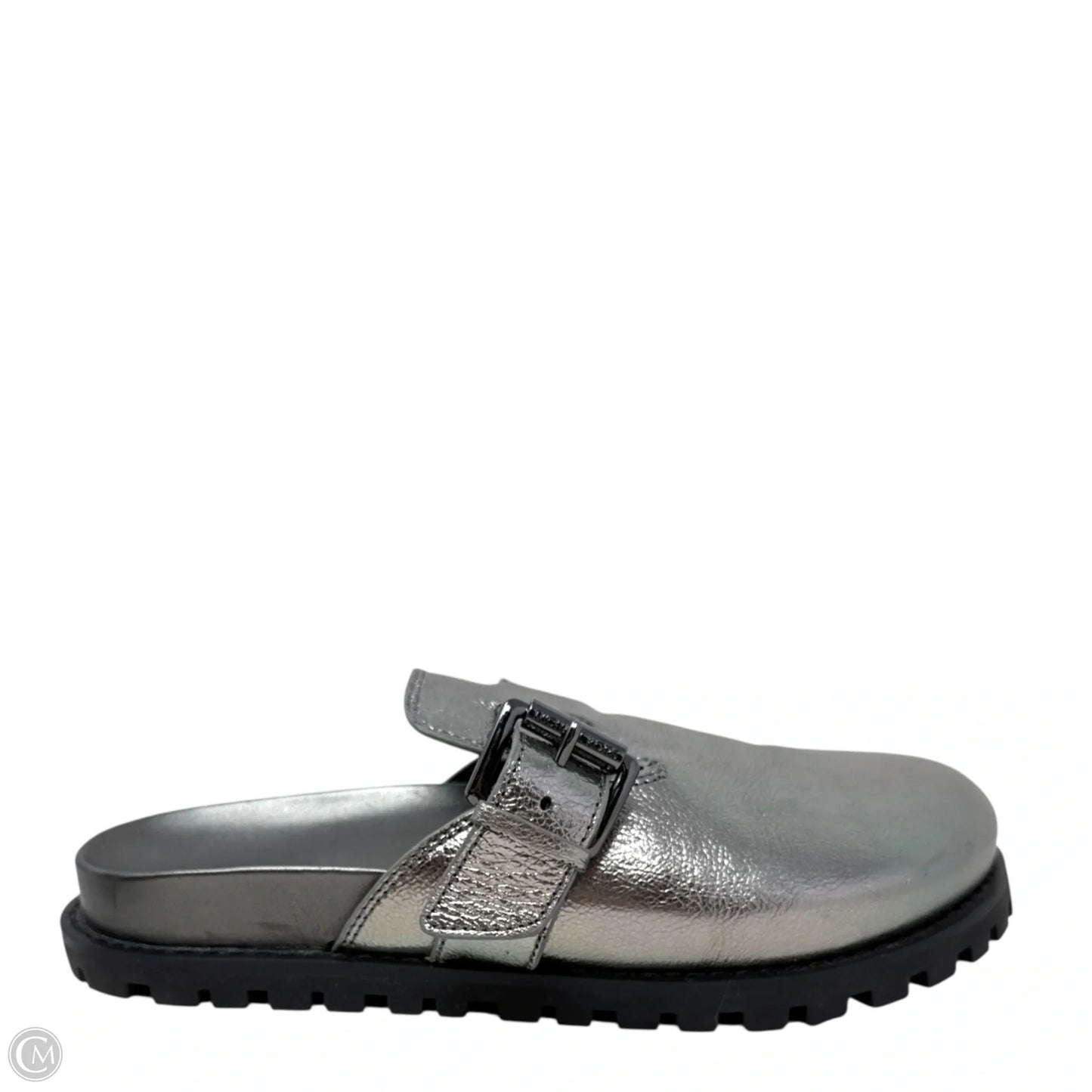 Judd Slip-On Clog Flats By Michael By Michael Kors In Silver, Size: 7.5