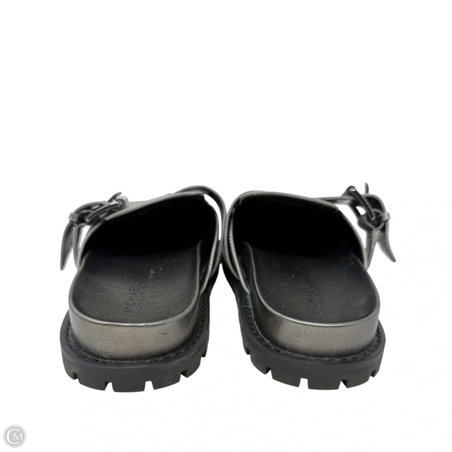 Judd Slip-On Clog Flats By Michael By Michael Kors In Silver, Size: 7.5